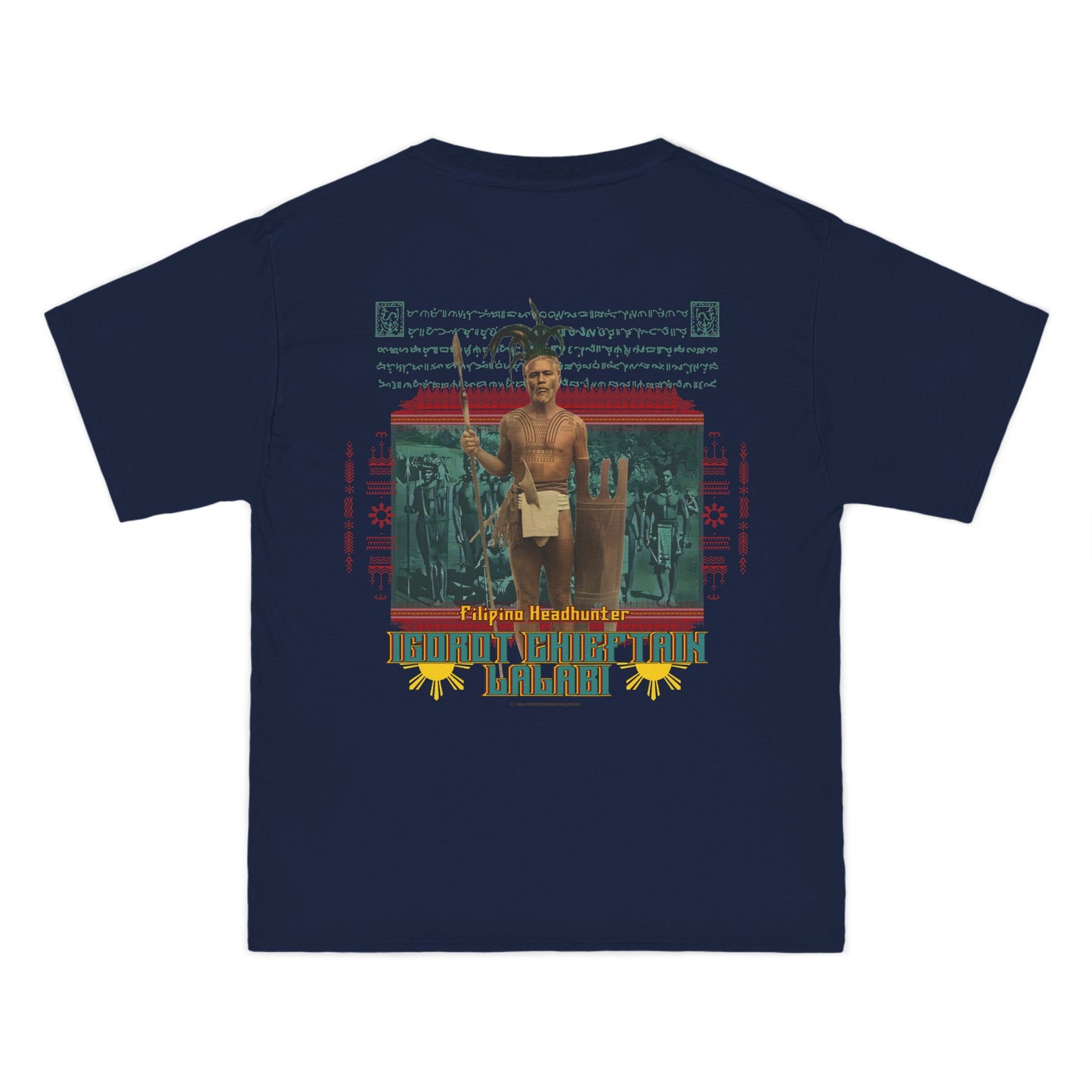 Filipino Strength Filipino Headhunter Igorot Chieftain Lalabi Beefy-T® Short-Sleeve T-Shirt