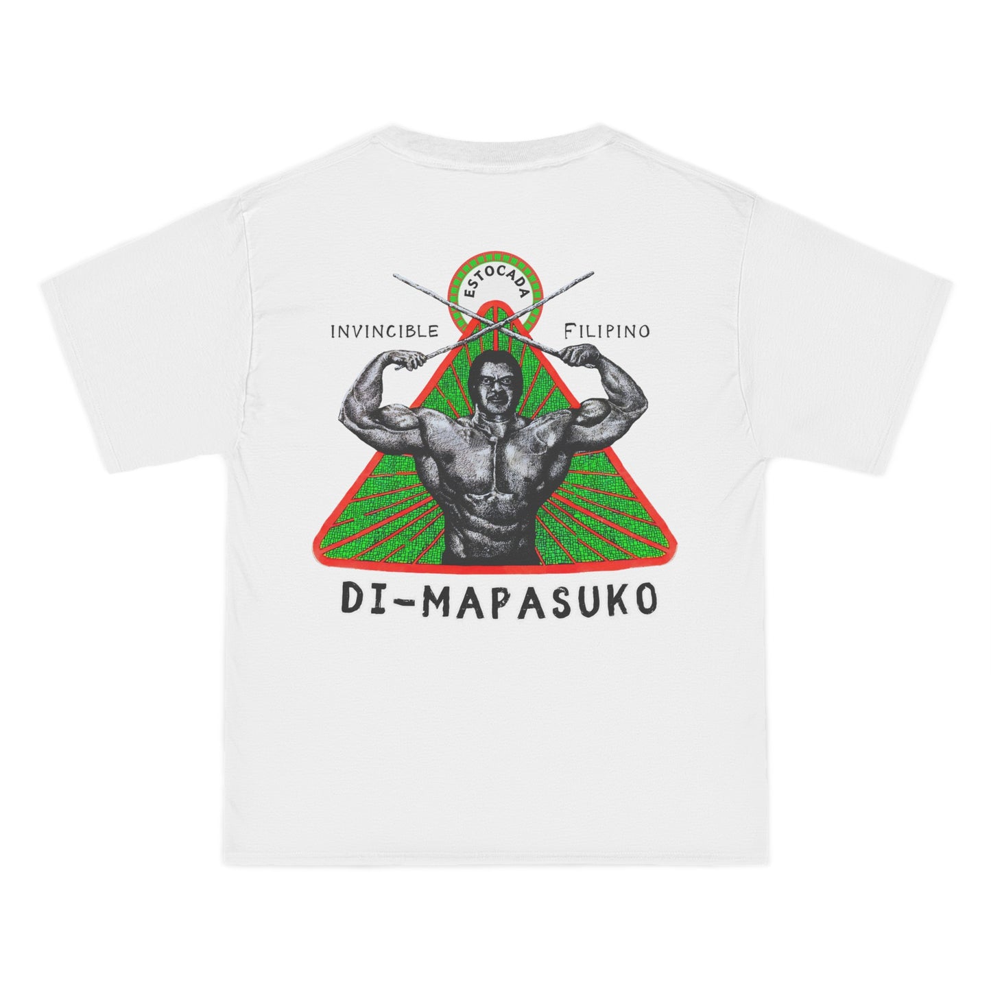 Filipino Strength Invincible Filipino Estocada Vintage Design 90s New Print Beefy-T® Short-Sleeve T-Shirt