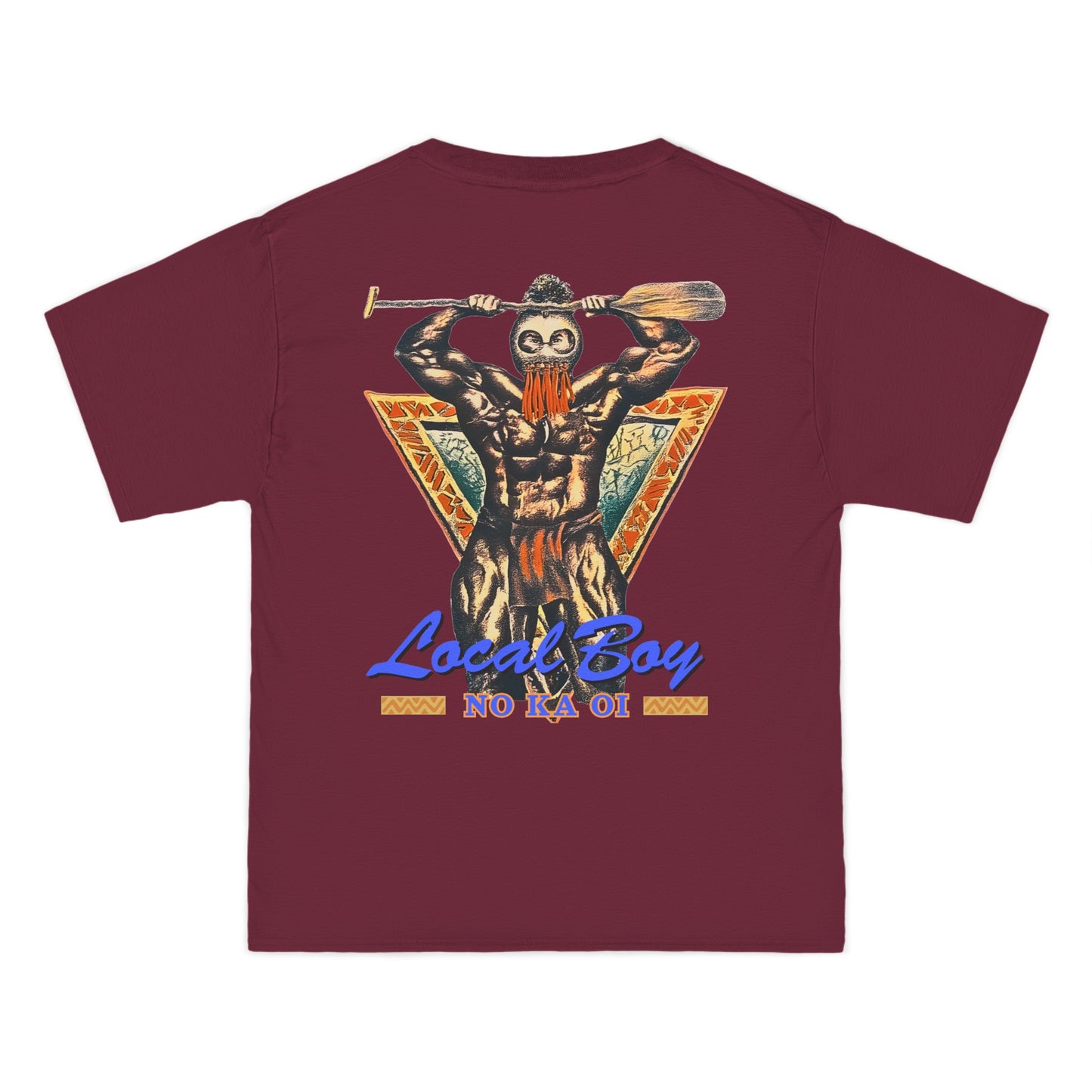 Hawaiian Strength Local Boy No Ka Oi Shirt Vintage Design 90s New Print Beefy-T® Short-Sleeve T-Shirt