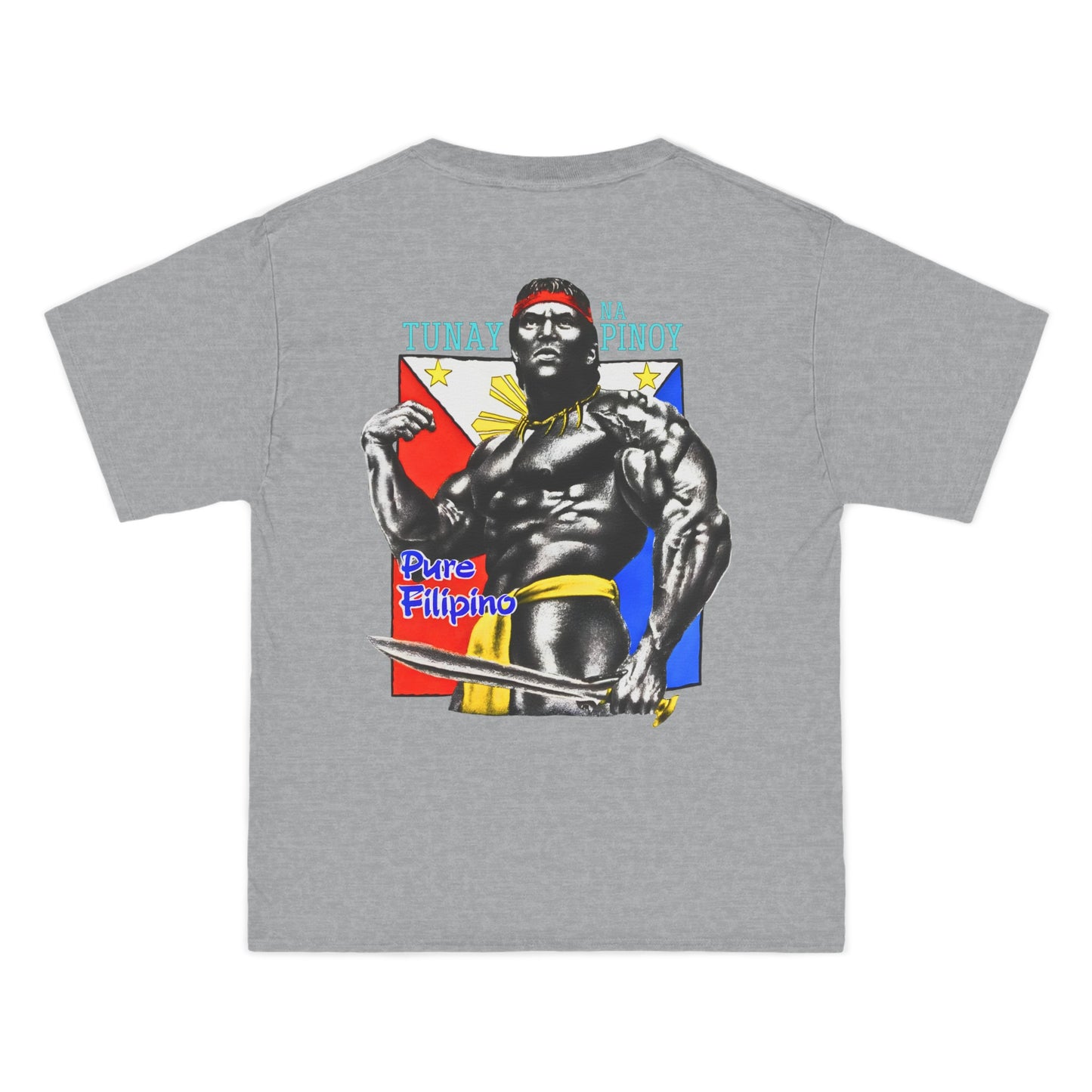 Filipino Strength Tunay na Pinoy Pure Filipino Vintage Design 90s New Print Beefy-T® Short-Sleeve T-Shirt