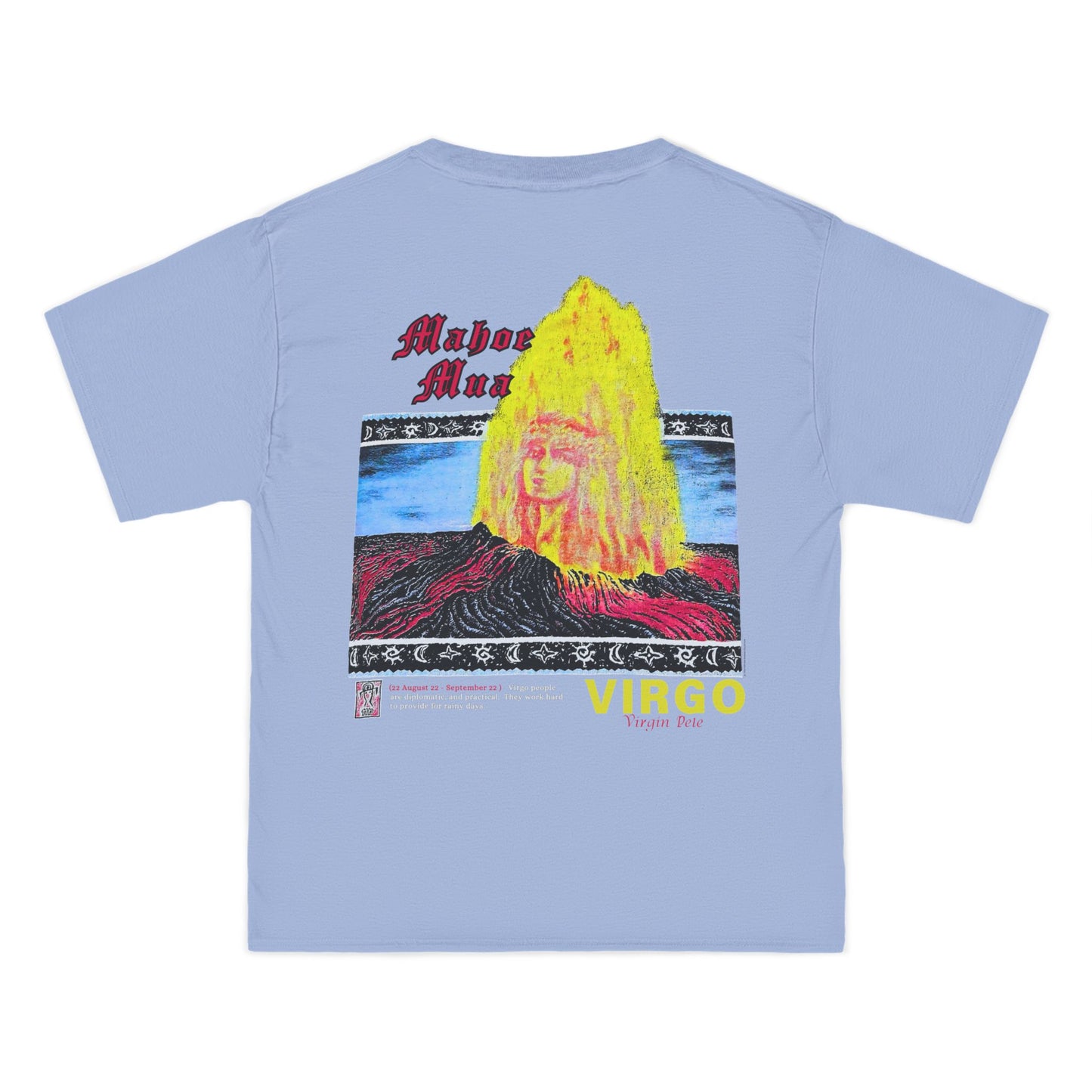 Hawaiian Strength Virgo Mahoe Mua Virgin Pele Vintage Design 90s New Print Beefy-T® Short-Sleeve T-Shirt