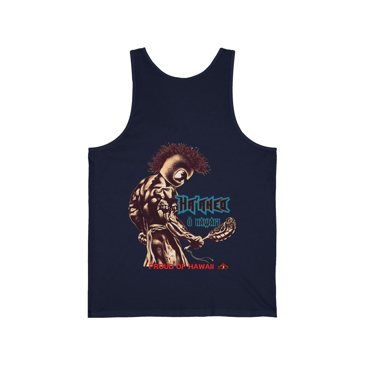 Hawaiian Strength Proud of Hawaii Ha'aheo o Hawai'i Vintage Design 90s New Print Unisex Jersey Tank