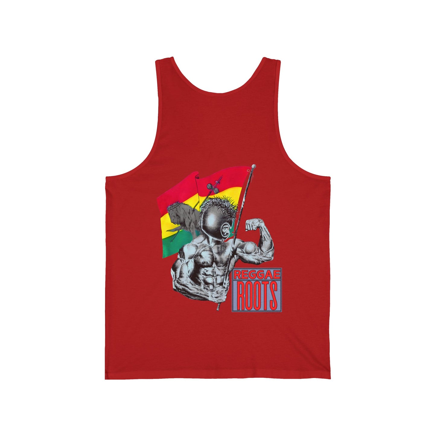 Jawaiian Strength Reggae Roots Vintage Design 90s New Print Unisex Jersey Tank