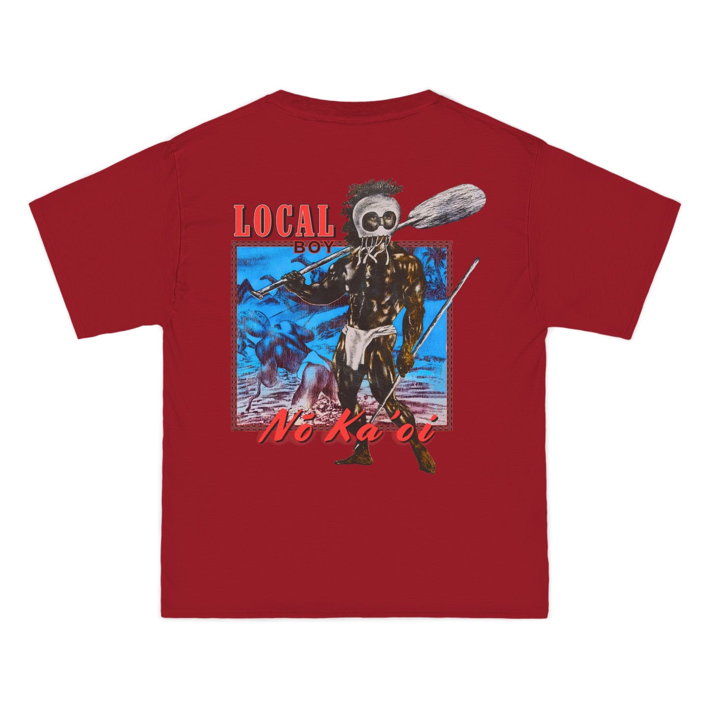 Hawaiian Strength Local Boy No Ka'oi Vintage Design 90s New Print Beefy-T® Short-Sleeve T-Shirt