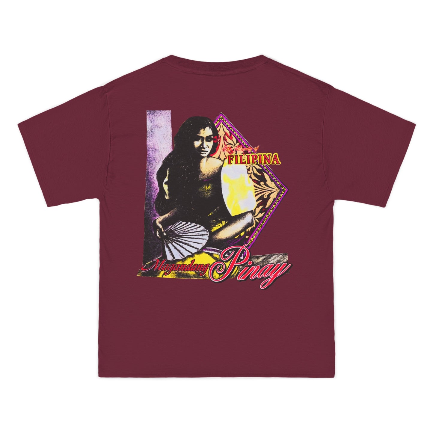 Filipino Strength The Beauty Of Filipina Magandang Pinay Vintage Design 90s New Print Beefy-T® Short-Sleeve T-Shirt