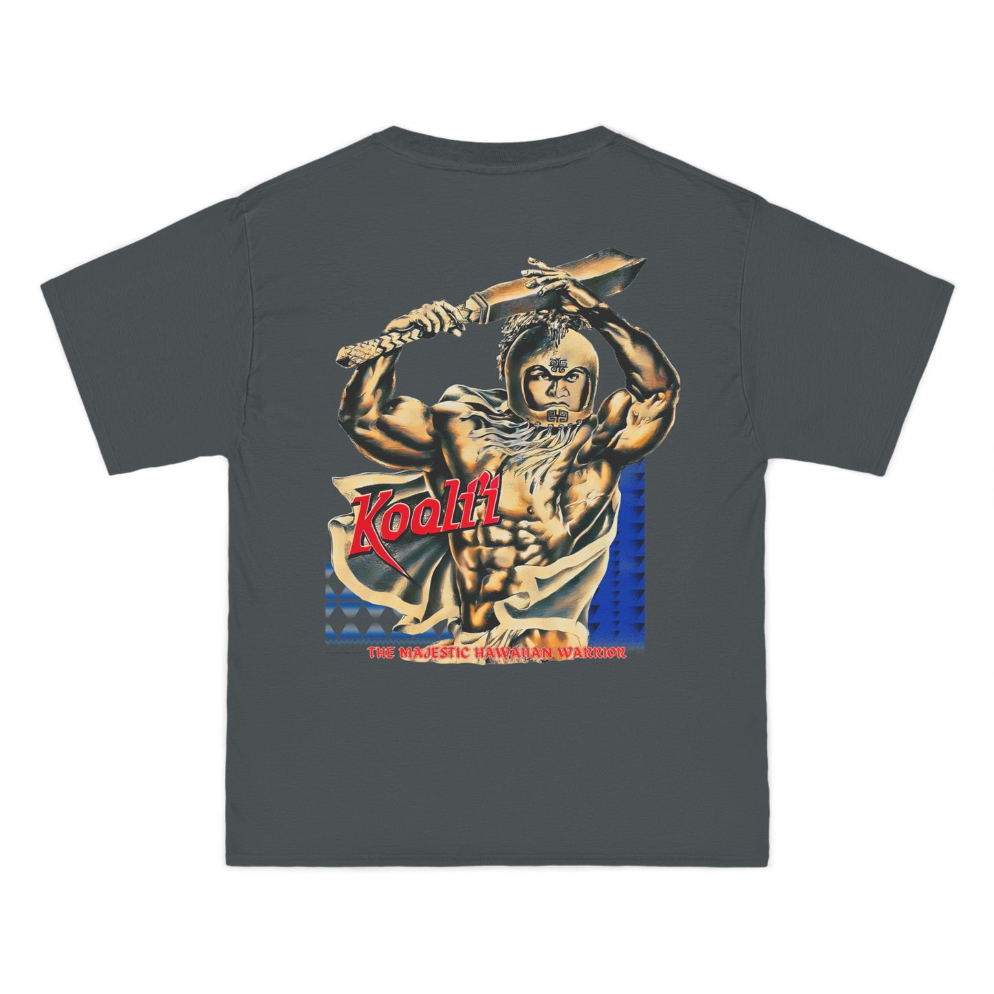 Hawaiian Strength Koali'i The Majestic Hawaiian Warrior Vintage Design 90s New Print Beefy-T® Short-Sleeve T-Shirt