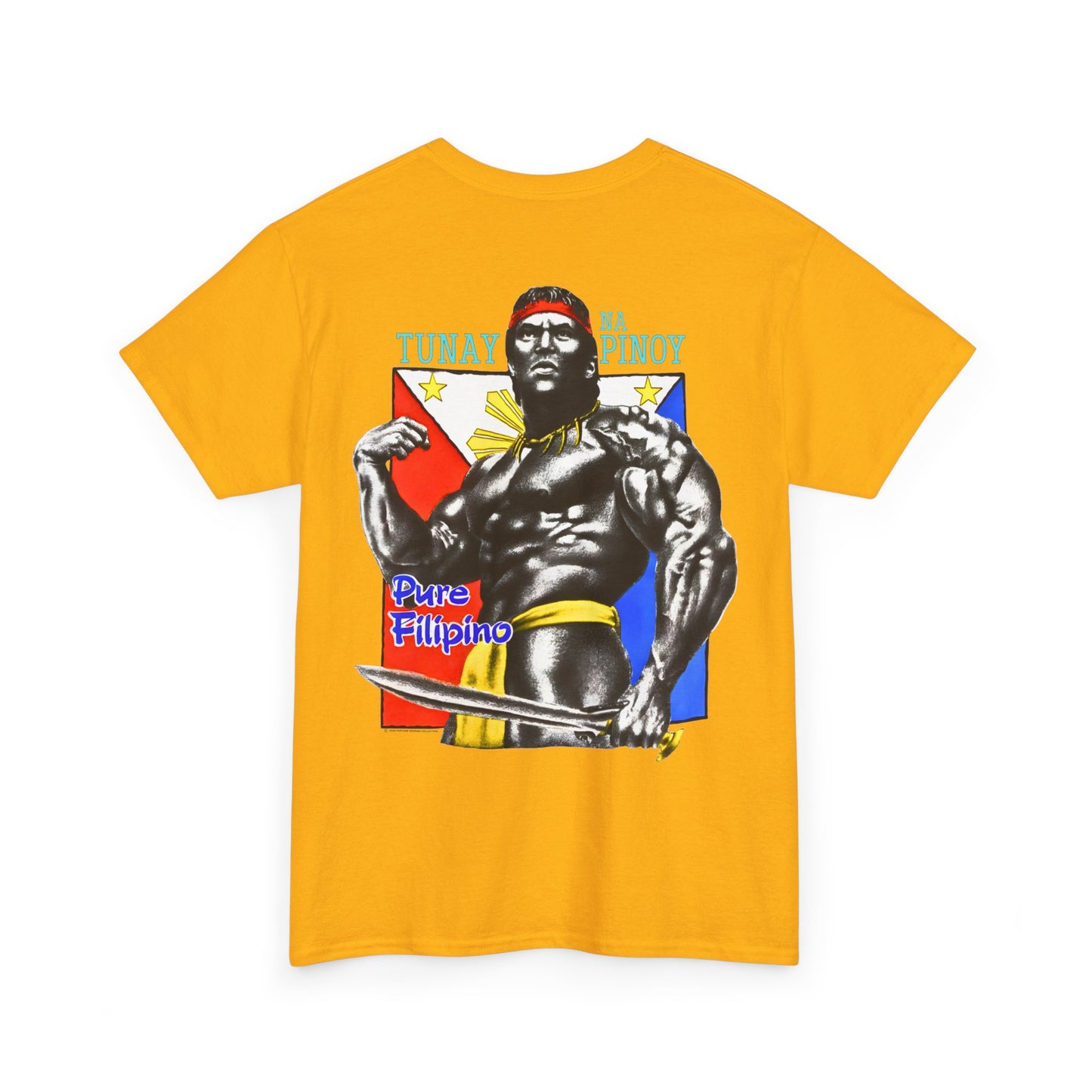 Filipino Strength Tunay na Pinoy Pure Filipino Vintage Design 90s New Print T-shirt Unisex Heavy Cotton Tee
