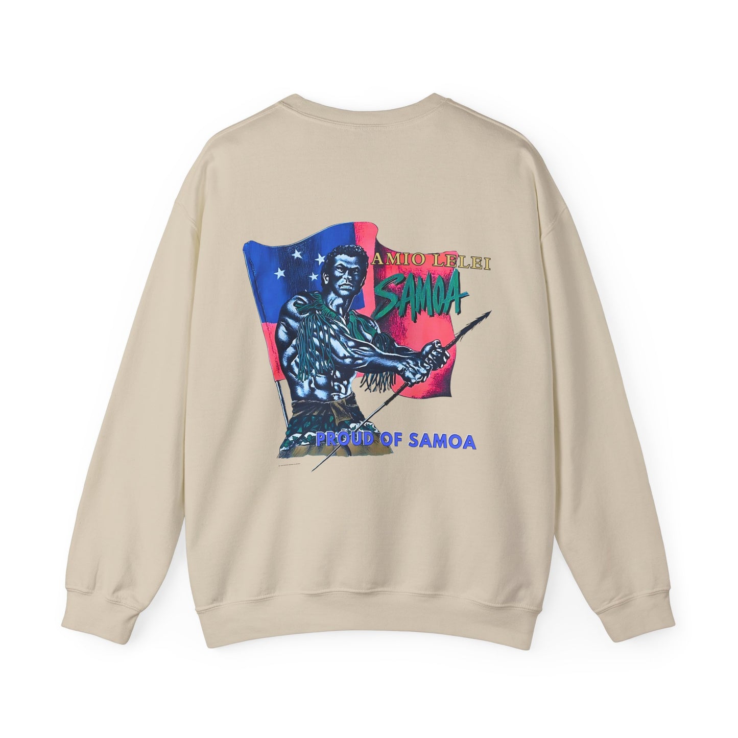 Samoan Strength Proud of Samoa Amio Lelei Vintage Design 90s New Print Unisex Heavy Blend™ Crewneck Sweatshirt