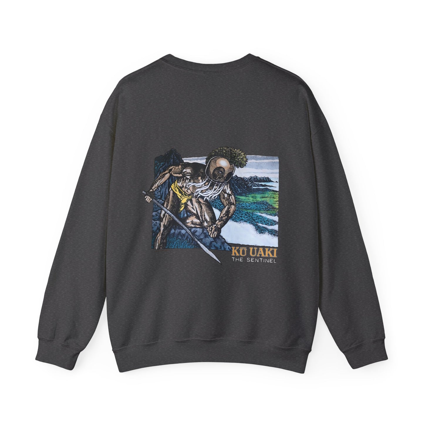 Hawaiian Strength Ku Uaki The Sentinel Unisex Heavy Blend™ Crewneck Sweatshirt