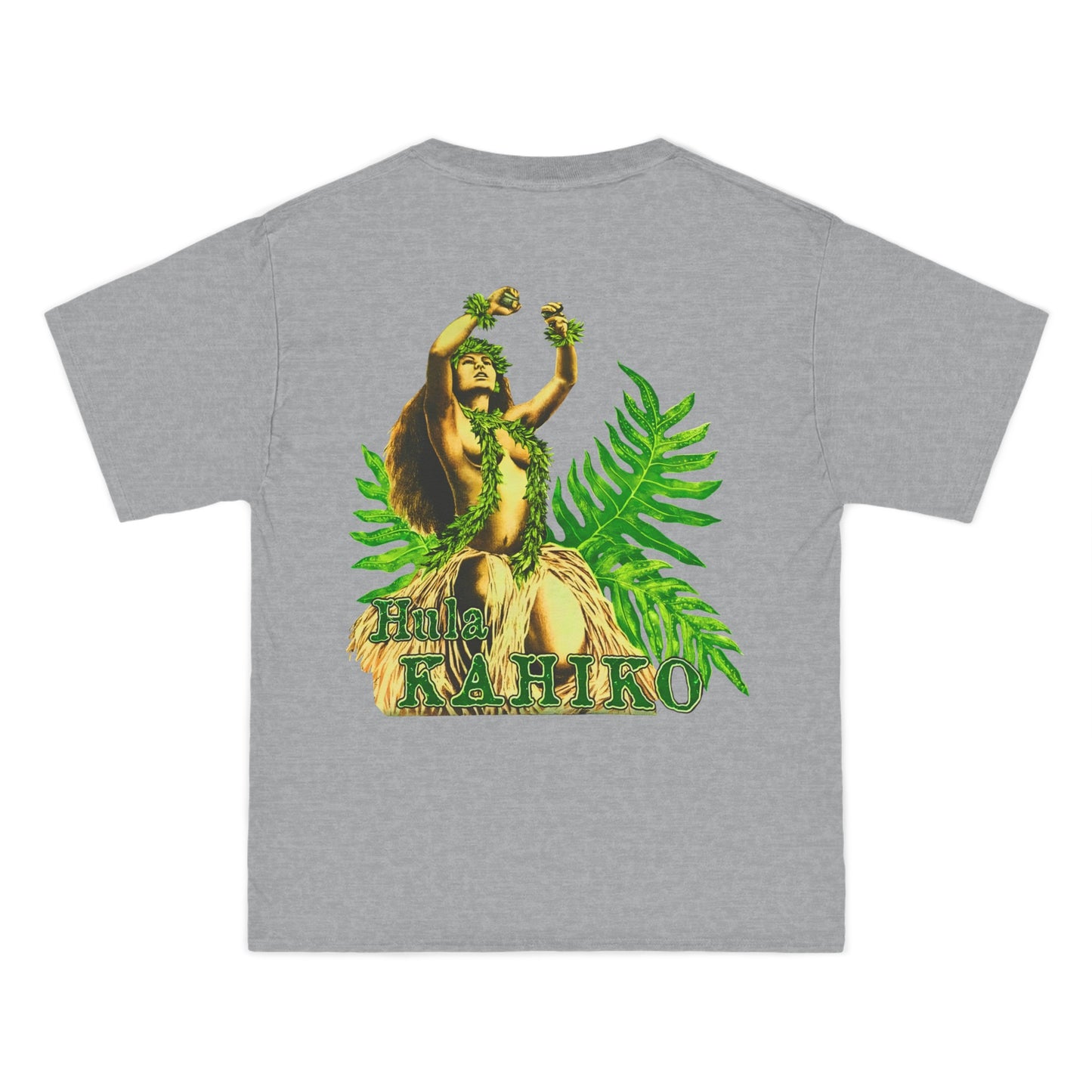 Hawaiian Strength Hula Kahiko Vintage Design 90s New Print Beefy-T® Short-Sleeve T-Shirt