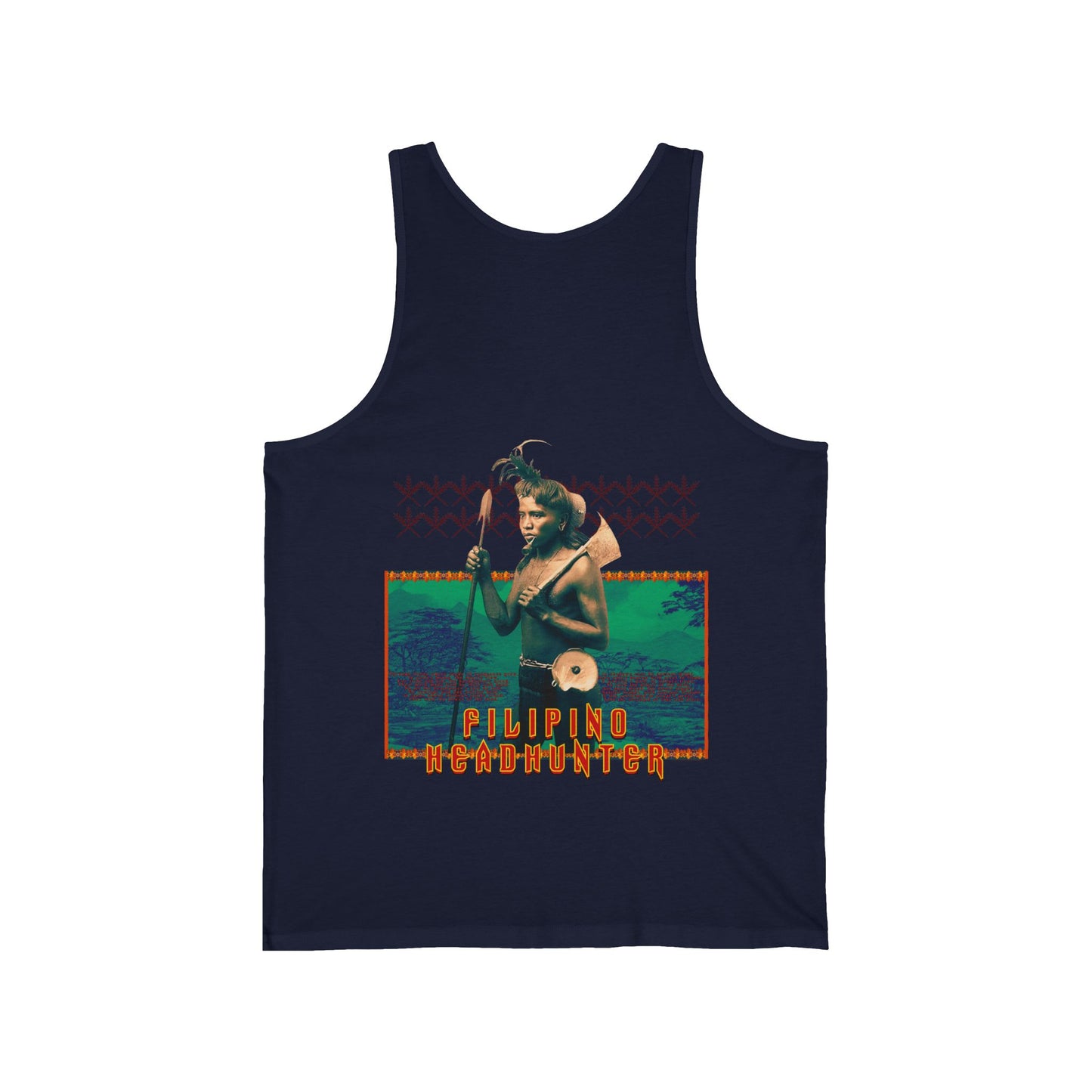 Filipino Strength Filipino HeadHunter Unisex Jersey Tank