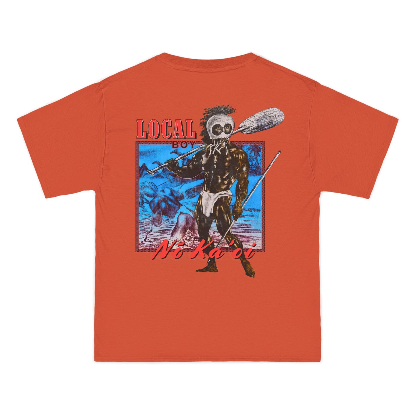 Hawaiian Strength Local Boy No Ka'oi Vintage Design 90s New Print Beefy-T® Short-Sleeve T-Shirt