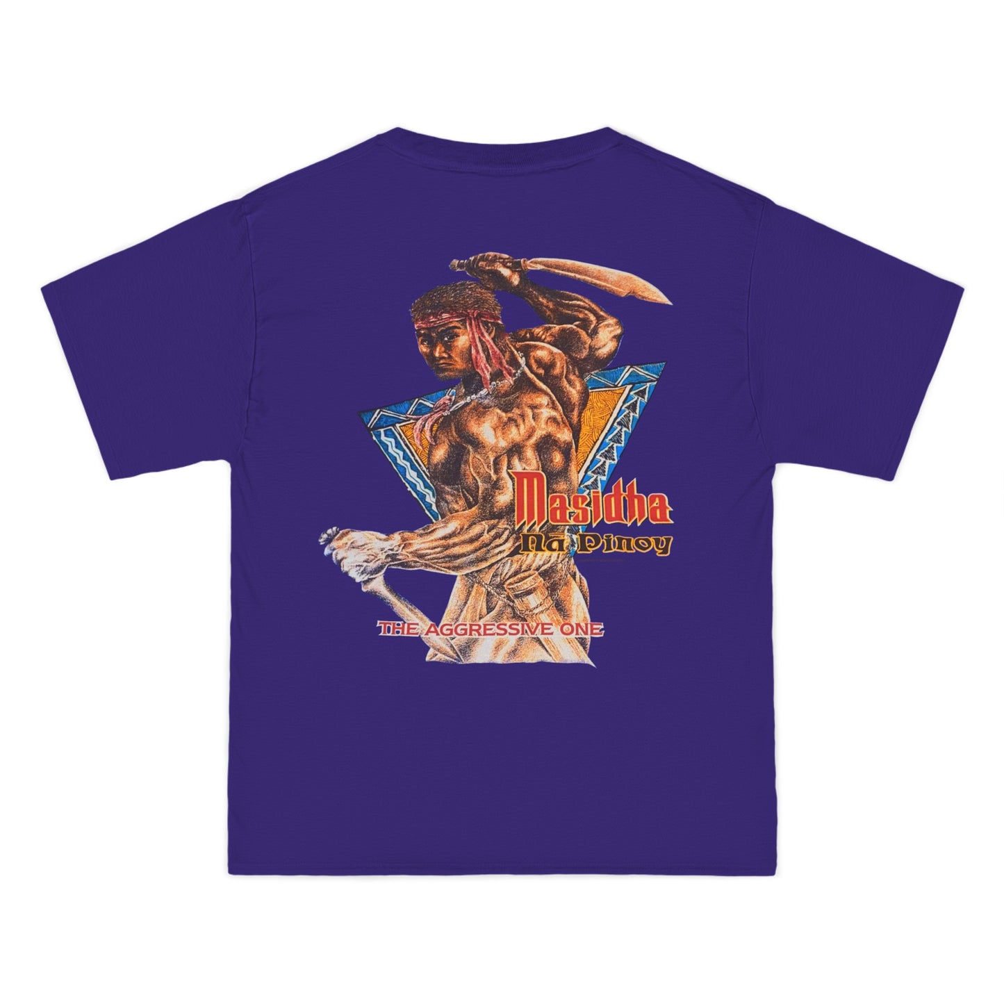 Filipino Strength Masidha na Pinoy The Aggressive One Vintage Design 90s New Print Beefy-T® Short-Sleeve T-Shirt