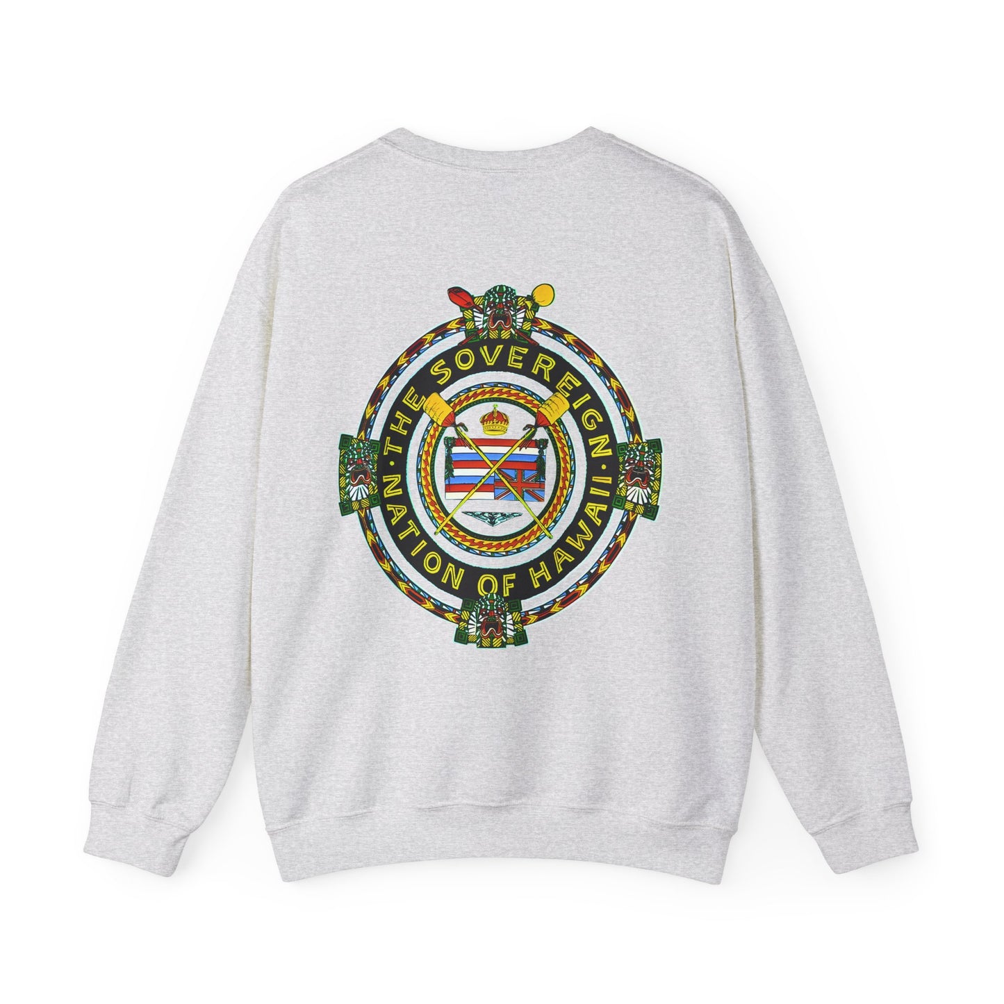 Hawaiian Strength The Sovereign Nation of Hawaii Vintage Design 90s New Print Unisex Heavy Blend™ Crewneck Sweatshirt