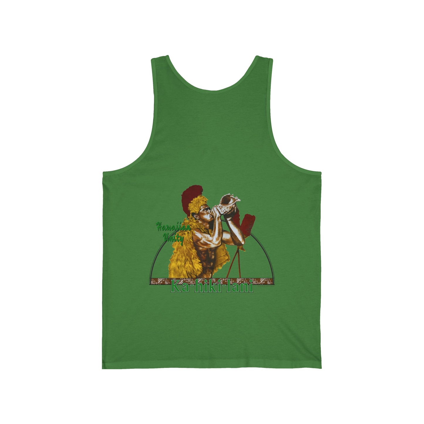 Hawaiian Strength Hawaiian Unity Ka-hiki-lani Vintage Design 90s New Print Unisex Jersey Tank