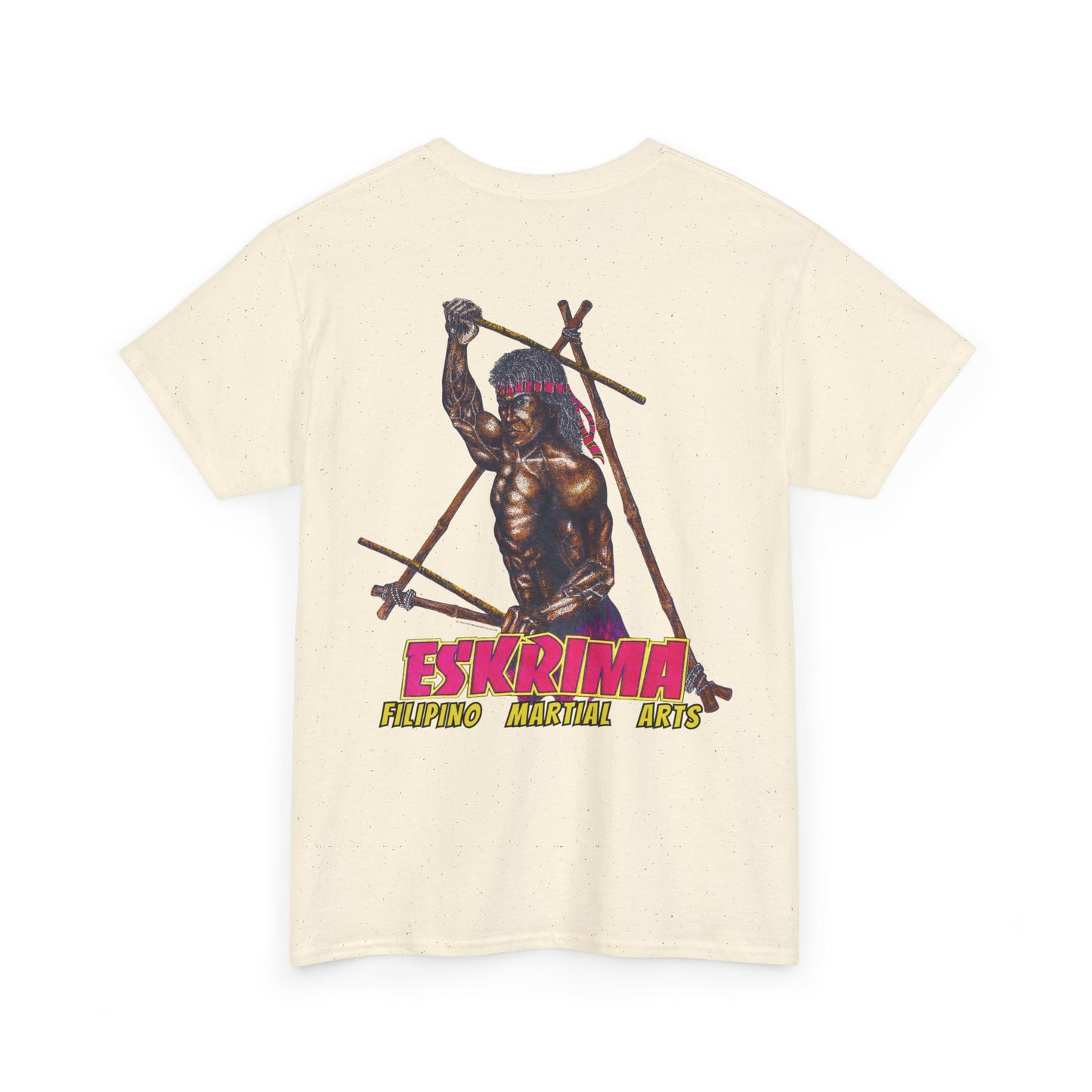 Filipino Strength Eskrima Filipino Martial Arts Unisex Heavy Cotton Tee