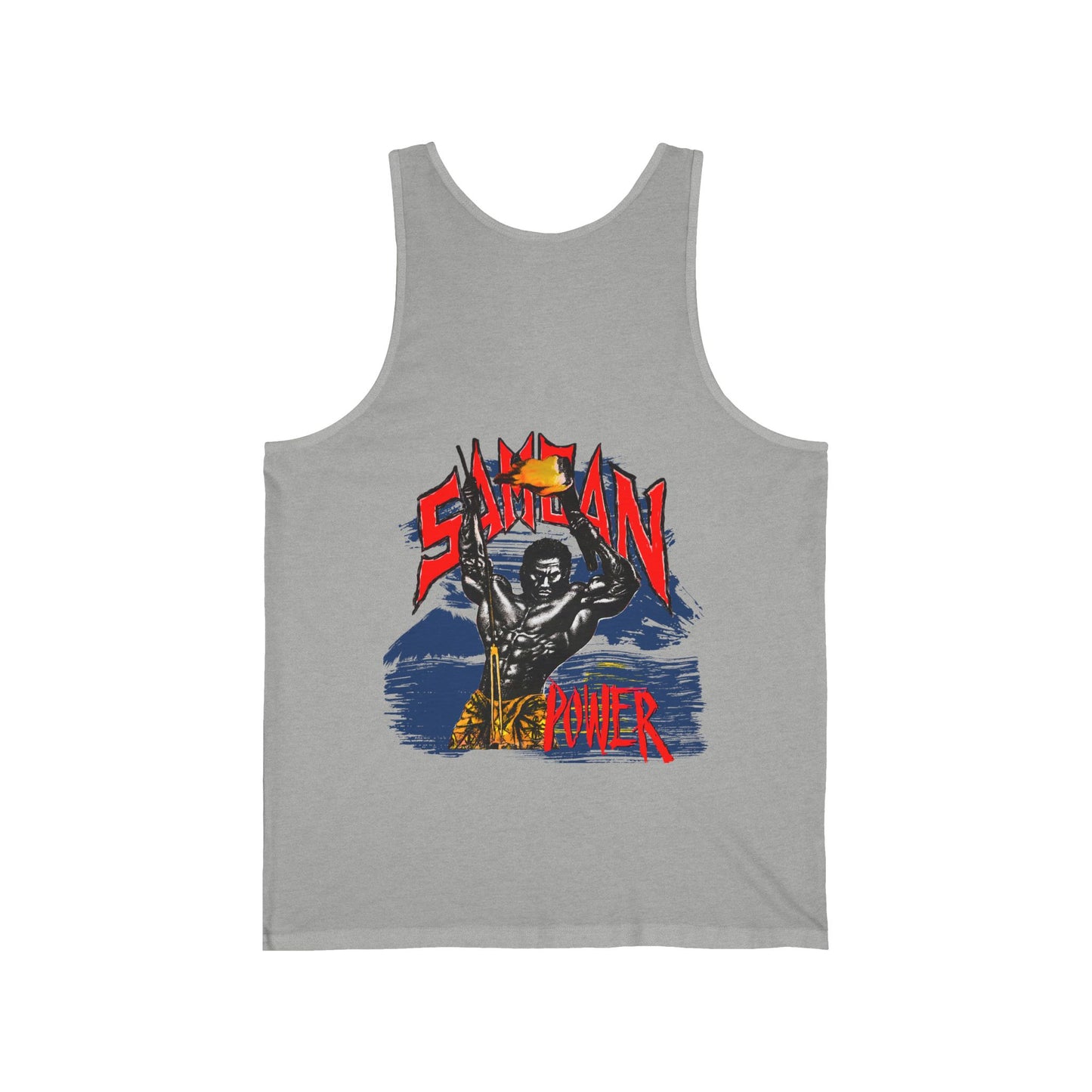 Samoan Strength Samoan Power Vintage Design 90s New Print Unisex Jersey Tank