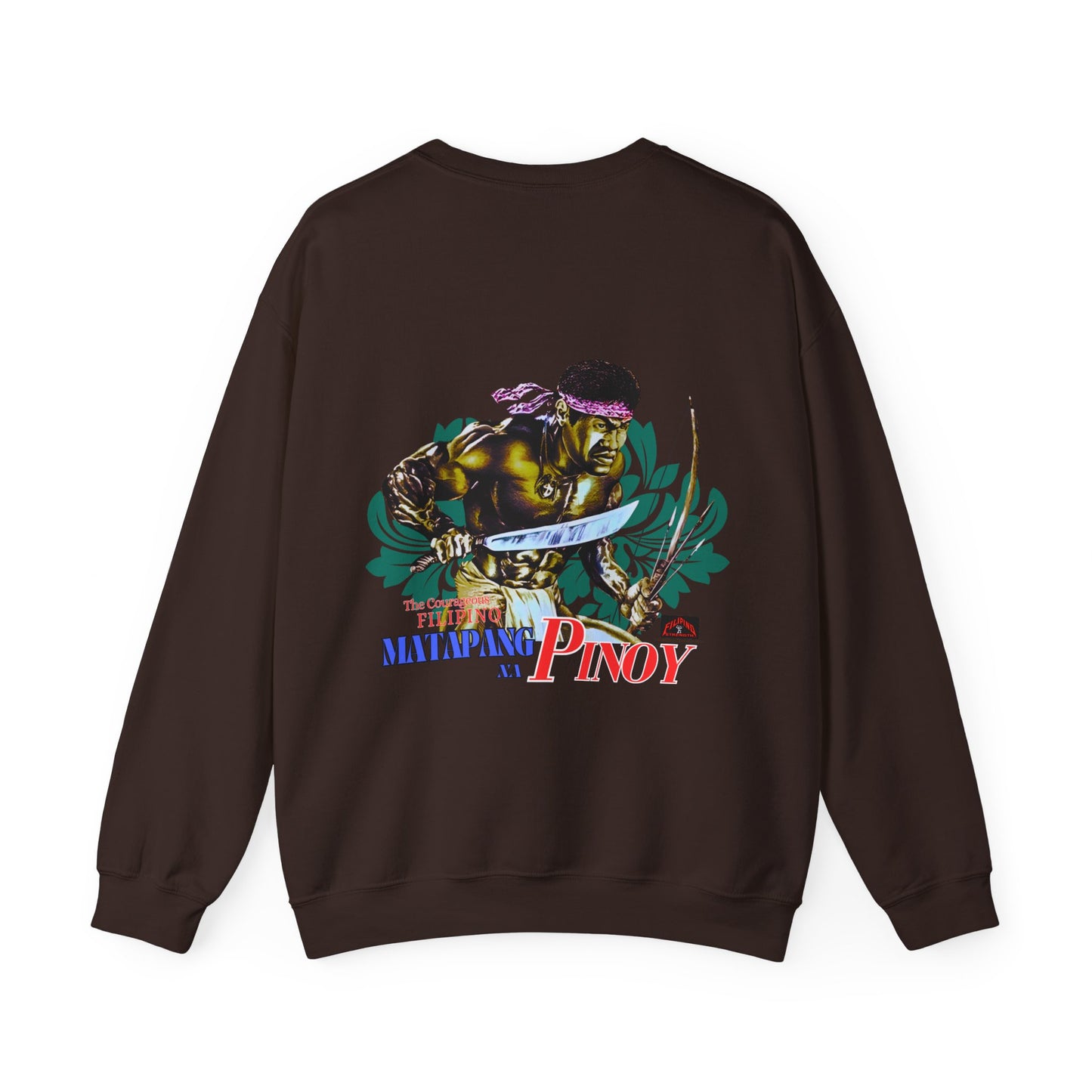 Filipino Strength Matapang Na Pinoy The Courageous Filipino Vintage Design 90s New Print Unisex Heavy Blend™ Crewneck Sweatshirt