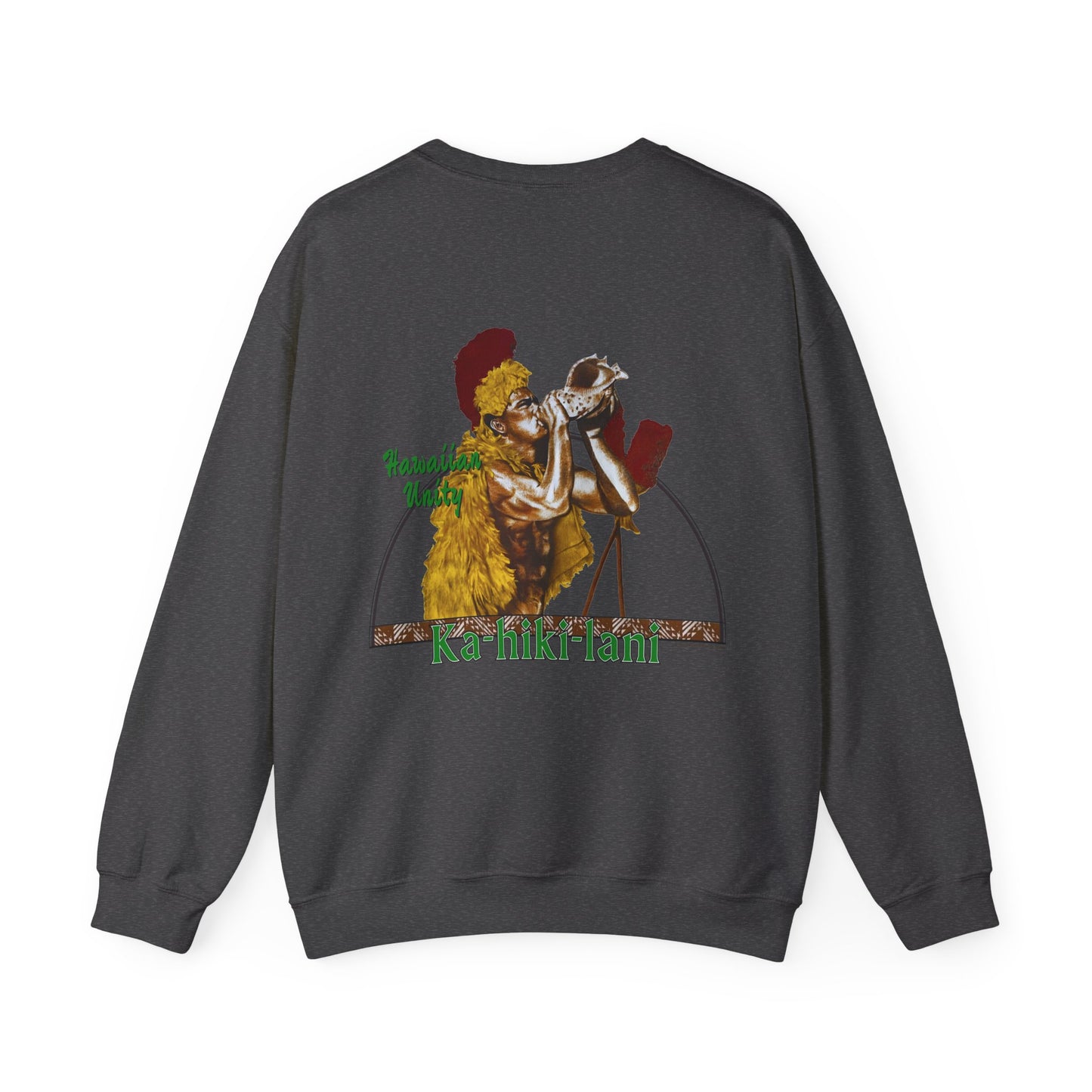 Hawaiian Strength Hawaiian Unity Ka-hiki-lani Vintage Design 90s New Print Unisex Heavy Blend™ Crewneck Sweatshirt