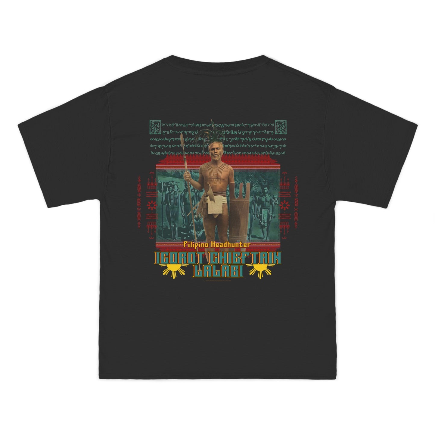 Filipino Strength Filipino Headhunter Igorot Chieftain Lalabi Beefy-T® Short-Sleeve T-Shirt