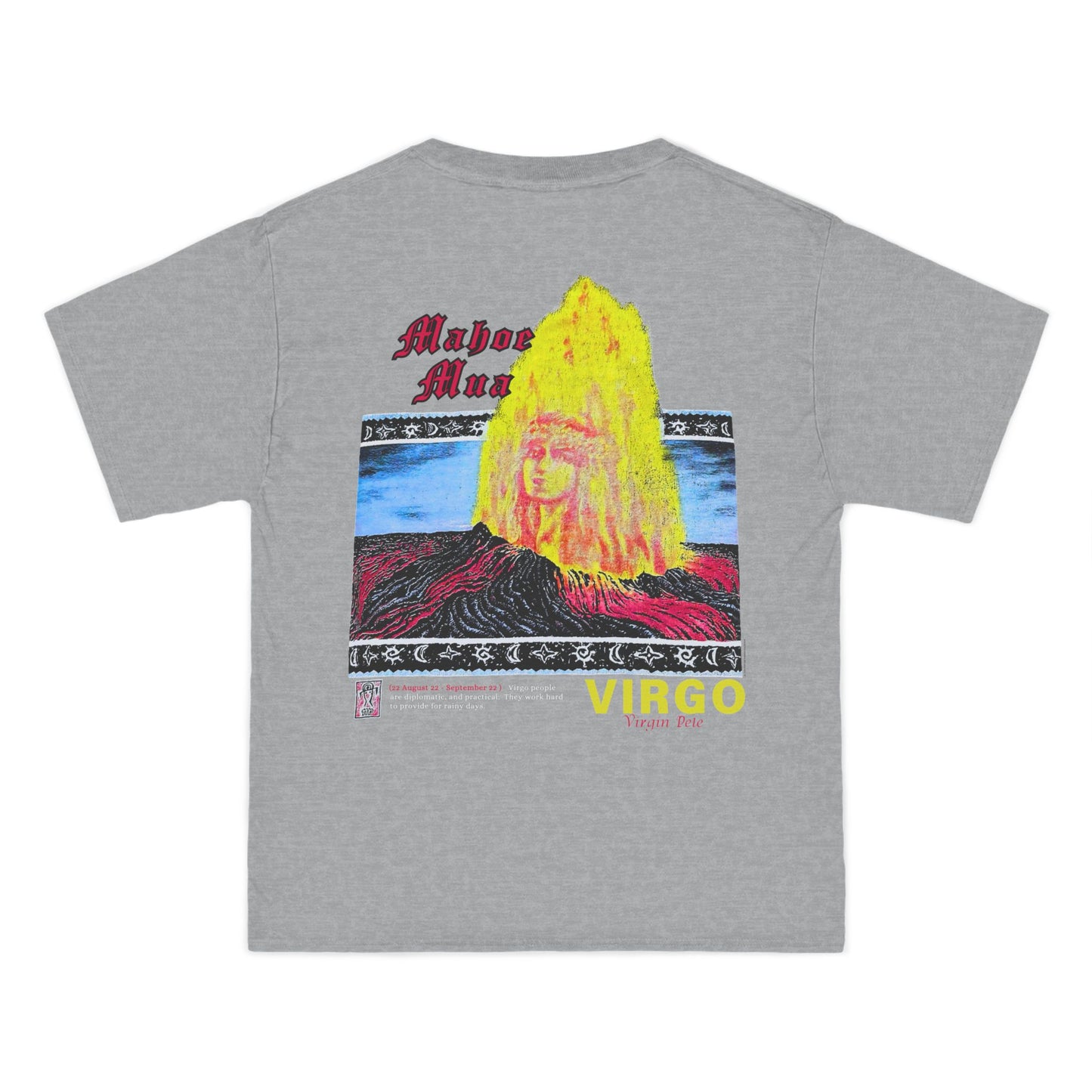Hawaiian Strength Virgo Mahoe Mua Virgin Pele Vintage Design 90s New Print Beefy-T® Short-Sleeve T-Shirt