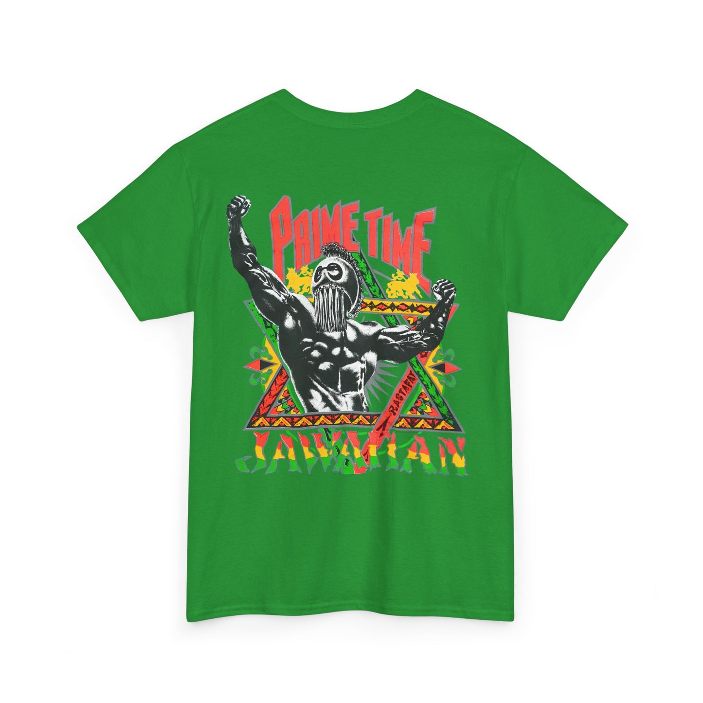 Jawaiian Strength Prime Time Jawaiian Vintage Design 90s New Print Unisex Heavy Cotton Tee