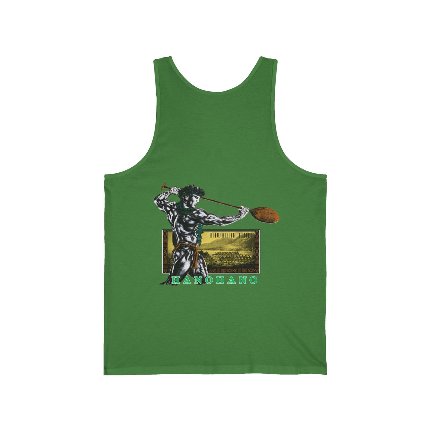 Hawaiian Strength Hanohano Hawaiian Pride Vintage 90s Design New Print Unisex Jersey Tank