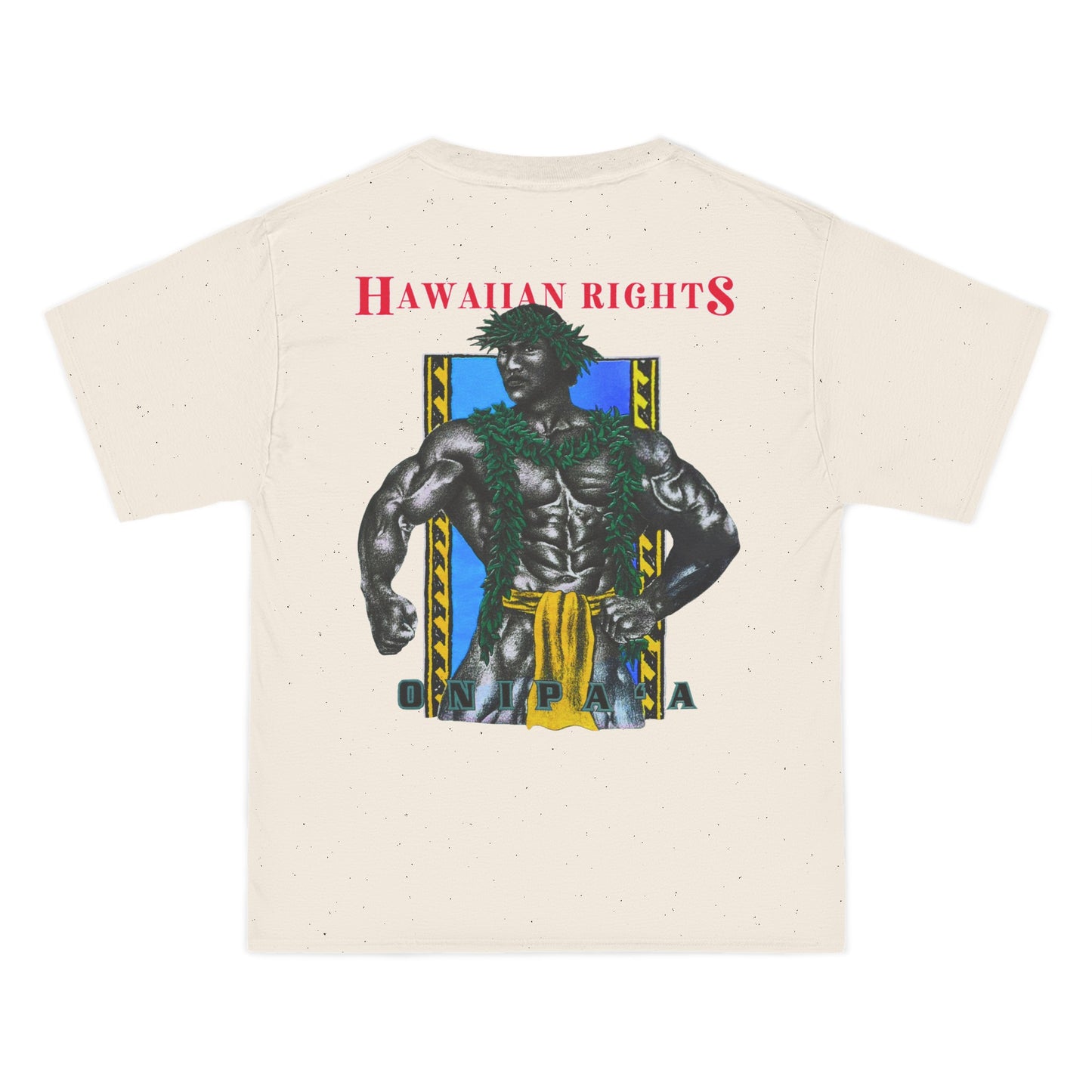 Hawaiian Strength Onipa’a Hawaiian Rights Vintage Design 90s New Print Beefy-T® Short-Sleeve T-Shirt