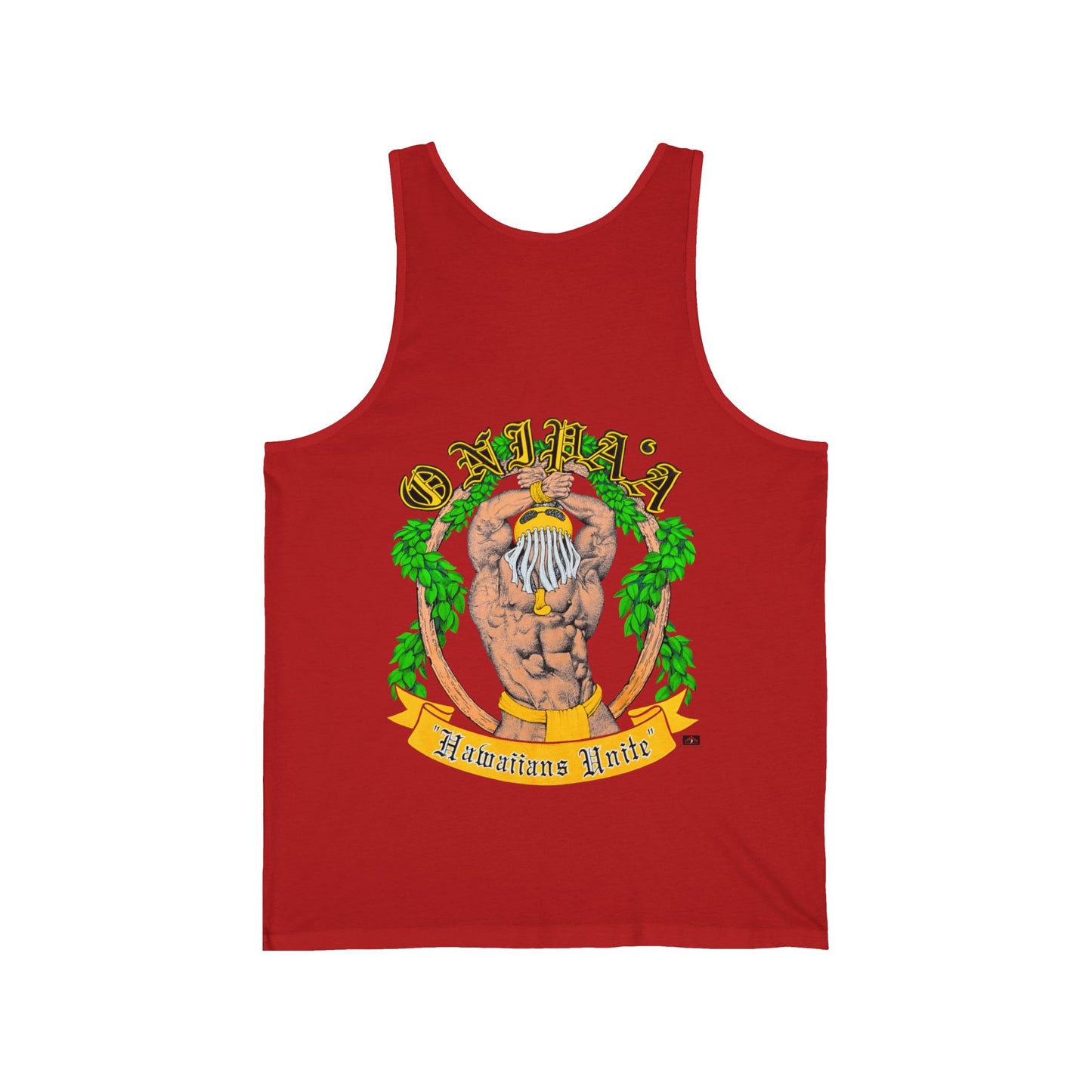 Hawaiian Strength Onipa'a Hawaiians Unite Vintage Design 90s New Print Unisex Jersey Tank