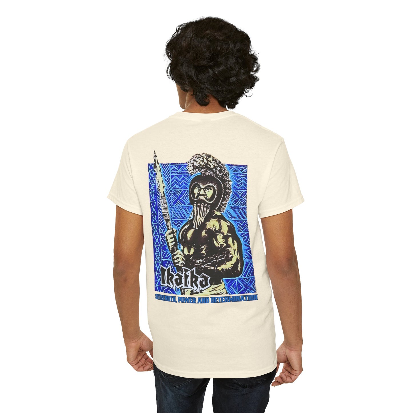 Hawaiian Strength Ikaika Strength Power and Determination Vintage Design 90s New Print T-shirt Unisex Heavy Cotton Tee