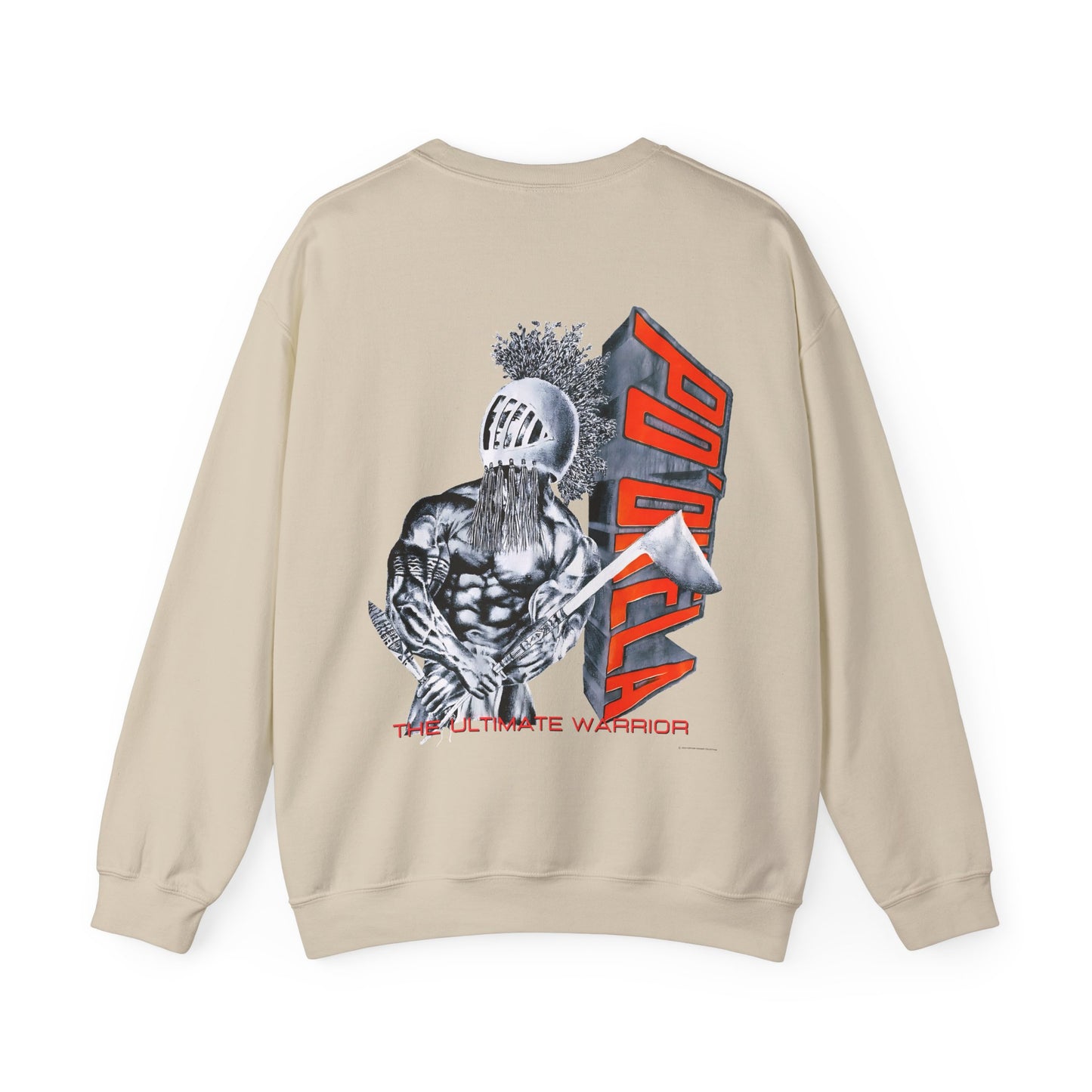 Hawaiian Strength Po'okela The Ultimate Warrior Vintage Design 90s New Print Unisex Heavy Blend™ Crewneck Sweatshirt