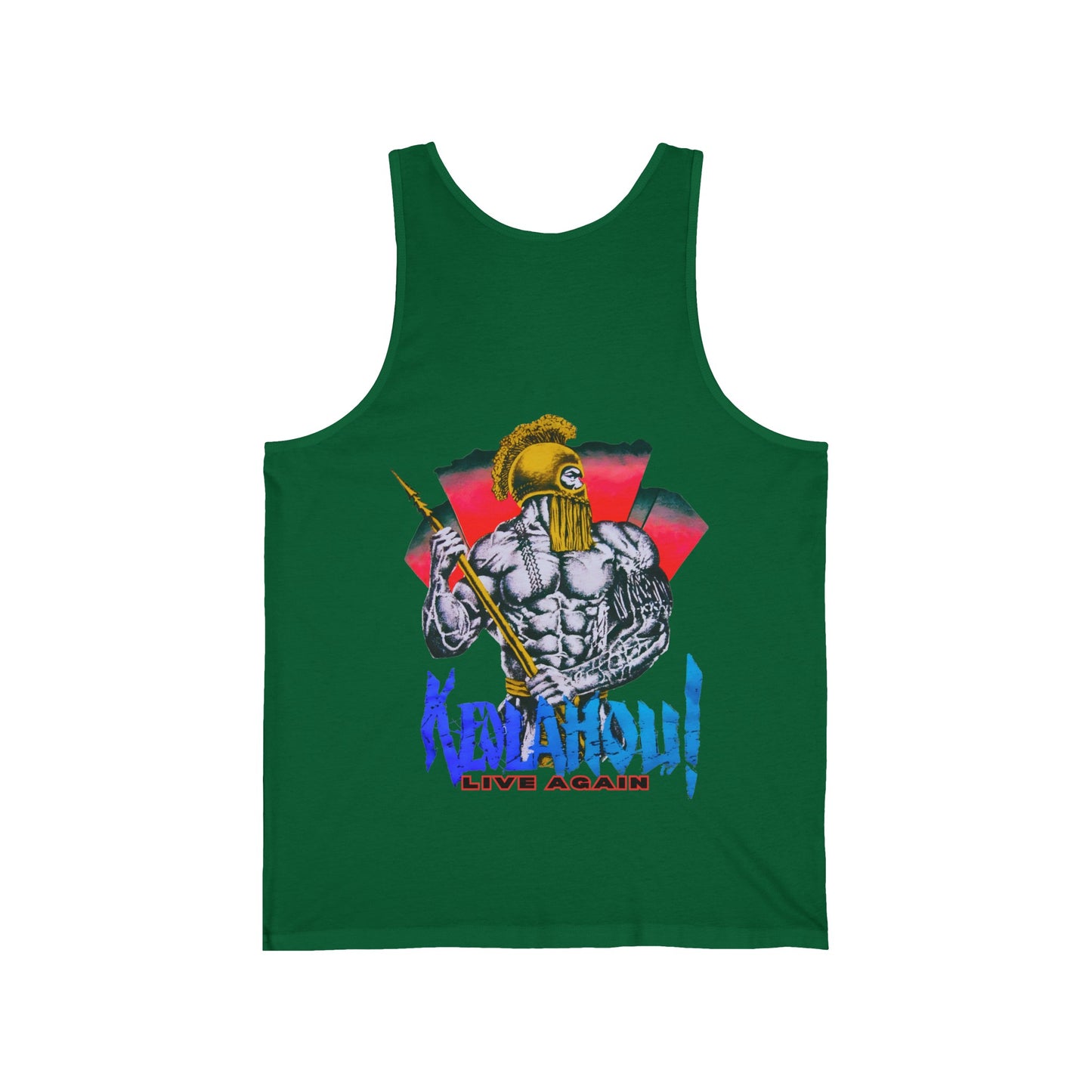 Hawaiian Strength Keolahou! Live Again Vintage Design 90s New Print Unisex Jersey Tank
