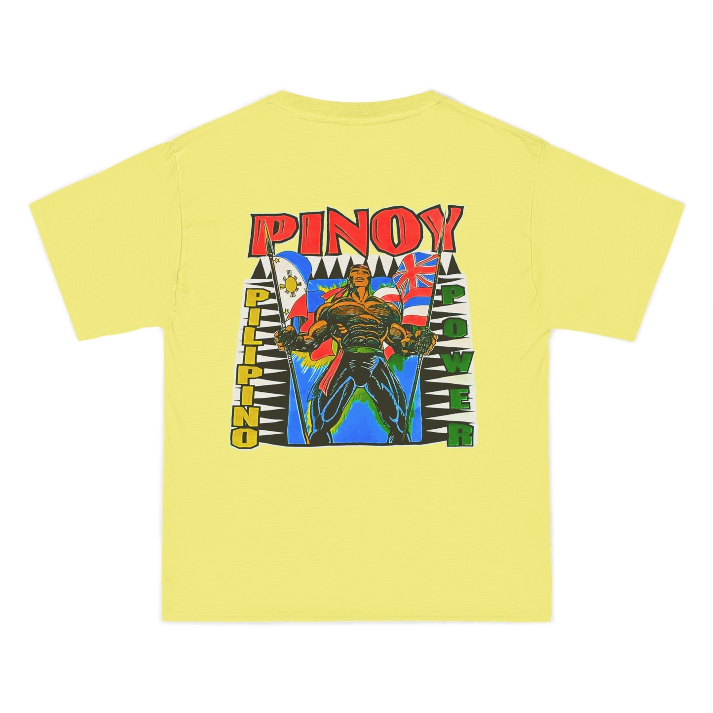 Filipino Strength Pinoy Pilipino Power Vintage Design 90s New Print Beefy-T® Short-Sleeve T-Shirt