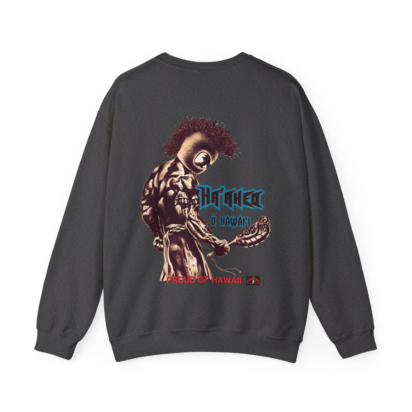 Hawaiian Strength Proud of Hawaii Ha'aheo o Hawai'i Vintage Design 90s New Print Unisex Heavy Blend™ Crewneck Sweatshirt
