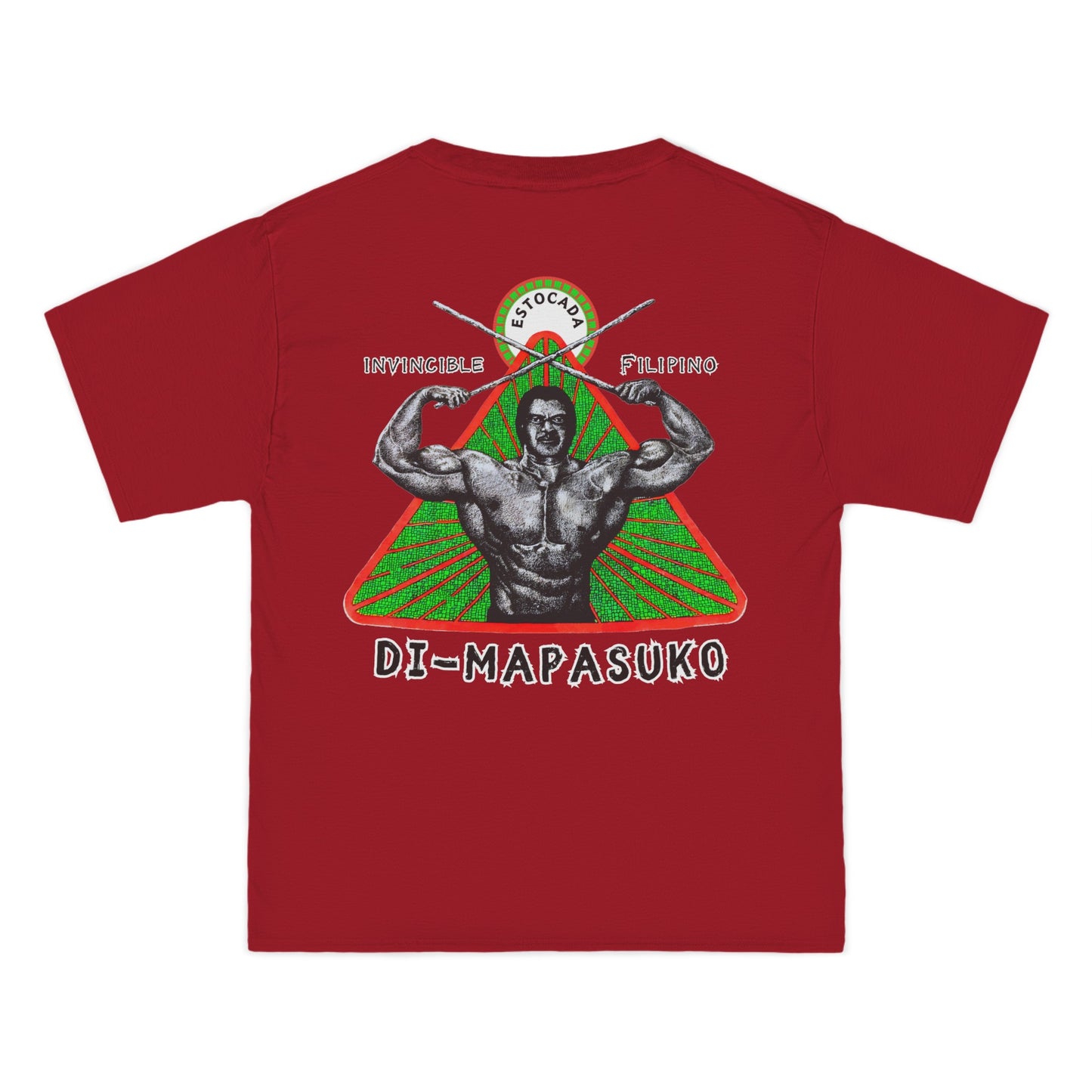 Filipino Strength Invincible Filipino Estocada Vintage Design 90s New Print Beefy-T® Short-Sleeve T-Shirt