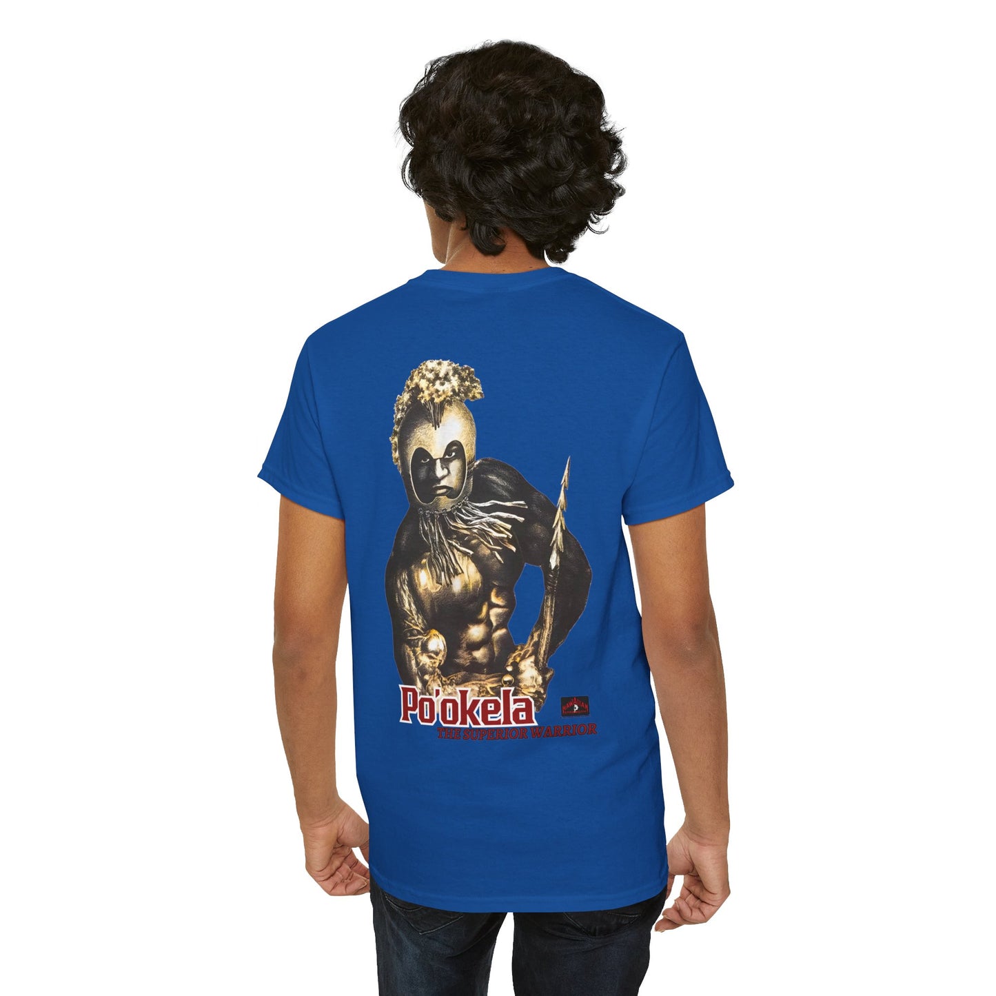 Hawaiian Strength Po'okela The Superior Warrior Vintage Design 90s New Print T-shirt Unisex Heavy Cotton Tee