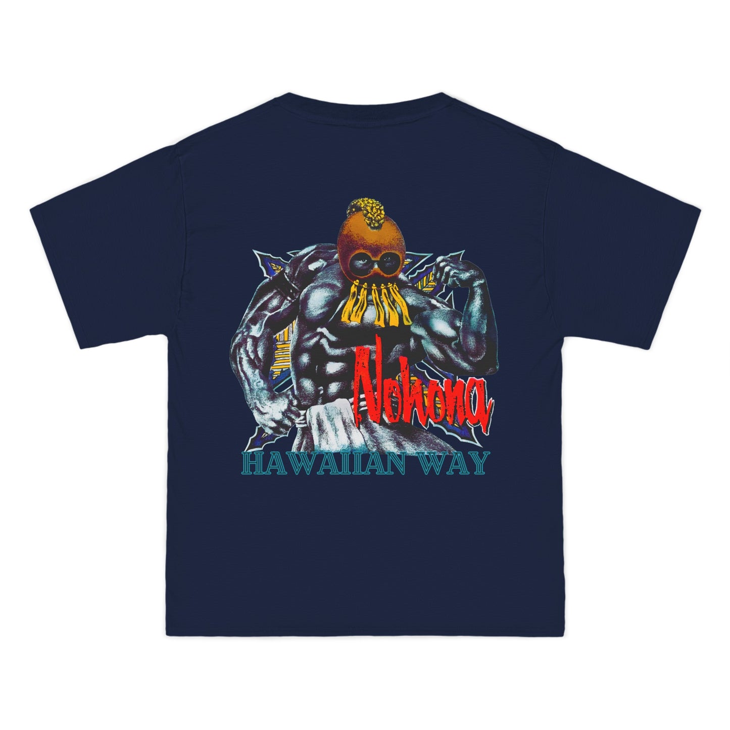 Hawaiian Strength Hawaiian Way Nohona Vintage Design 90s New Print Beefy-T® Short-Sleeve T-Shirt