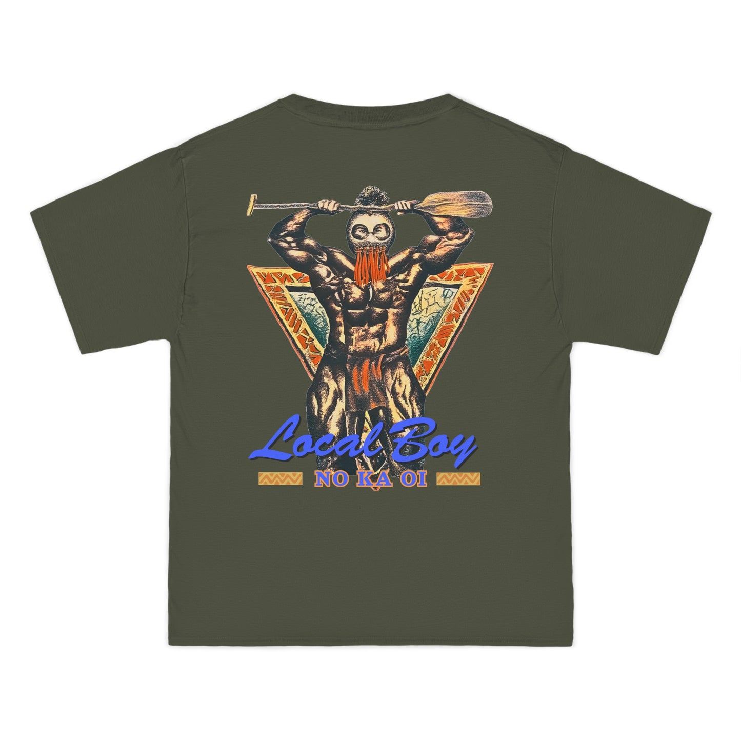 Hawaiian Strength Local Boy No Ka Oi Shirt Vintage Design 90s New Print Beefy-T® Short-Sleeve T-Shirt