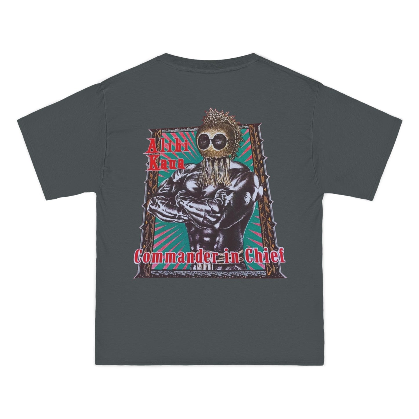 Hawaiian Strength Alihi Kaua Commander in Chef Vintage Design 90s New Print Beefy-T® Short-Sleeve T-Shirt