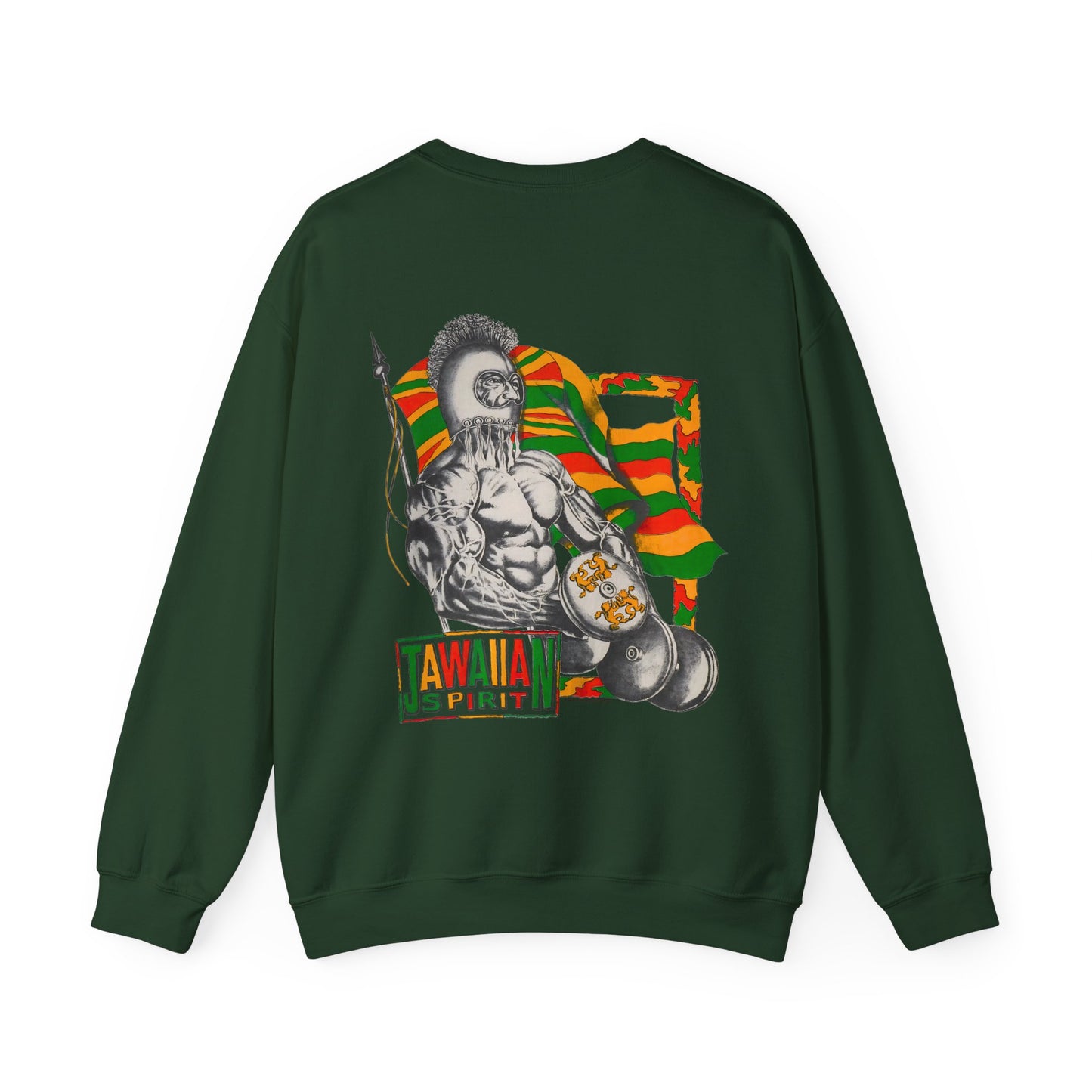 Jawaiian Strength Jawaiian Spirit Vintage Design 90s New Print Unisex Heavy Blend™ Crewneck Sweatshirt