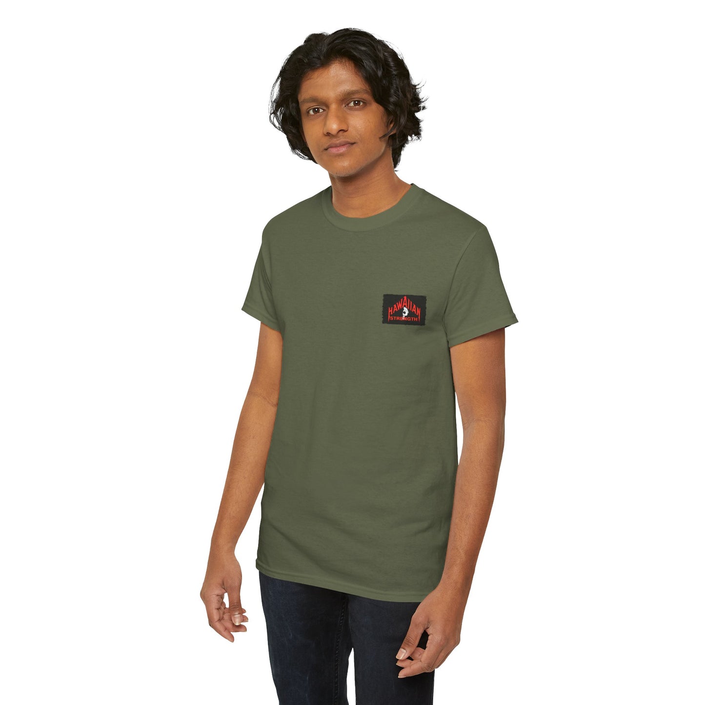 Hawaiian Strength Hawaiian Tradition Mo'olelo Hawai'i Vintage Design 90s New Print T-shirt Unisex Heavy Cotton Tee