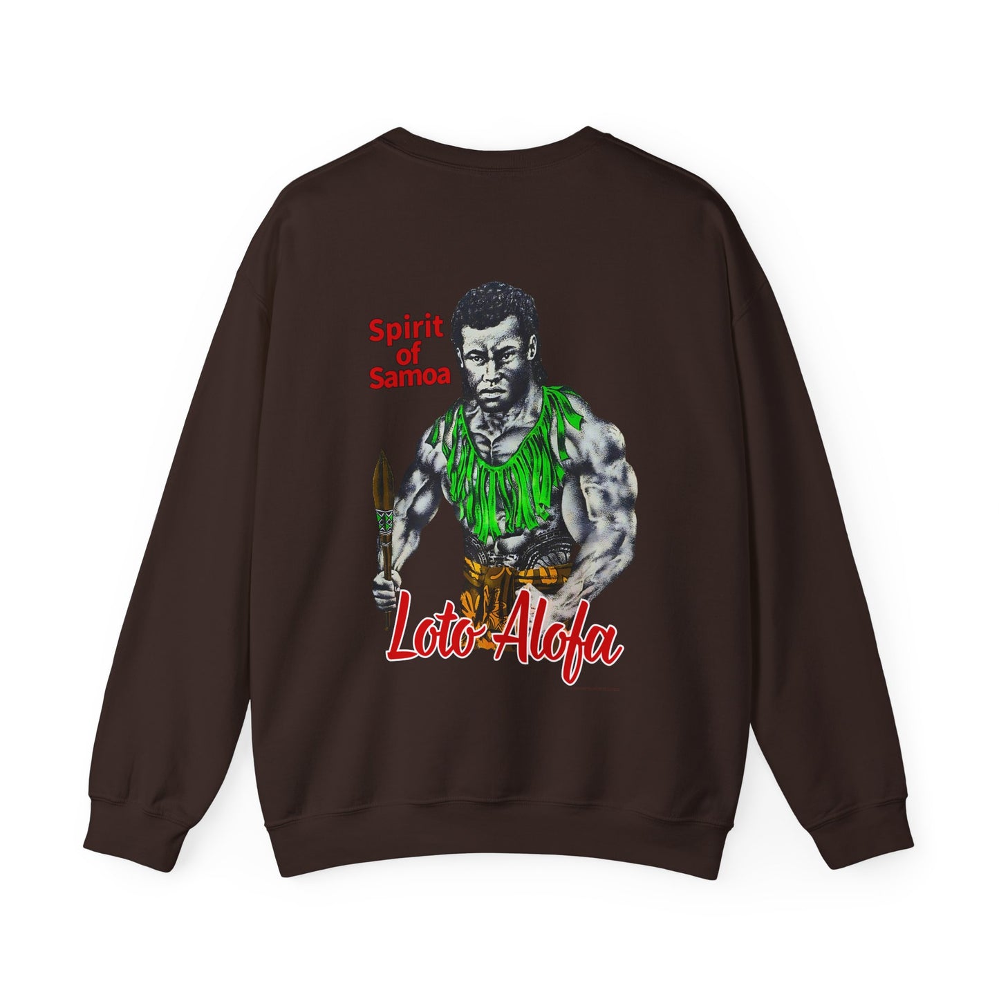 Samoan Strength Spirit of Samoa Loto Alofa Vintage Design 90s New Print Unisex Heavy Blend™ Crewneck Sweatshirt