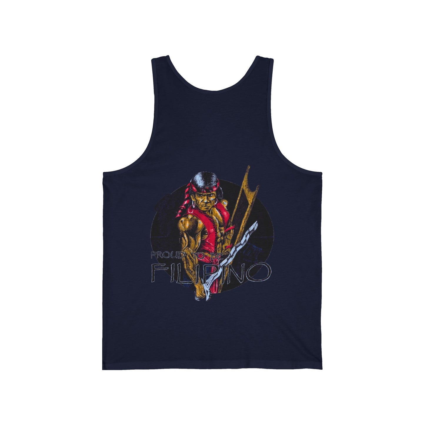 Filipino Strength Proud To Be Filipino Vintage Design 90s New Print Unisex Jersey Tank