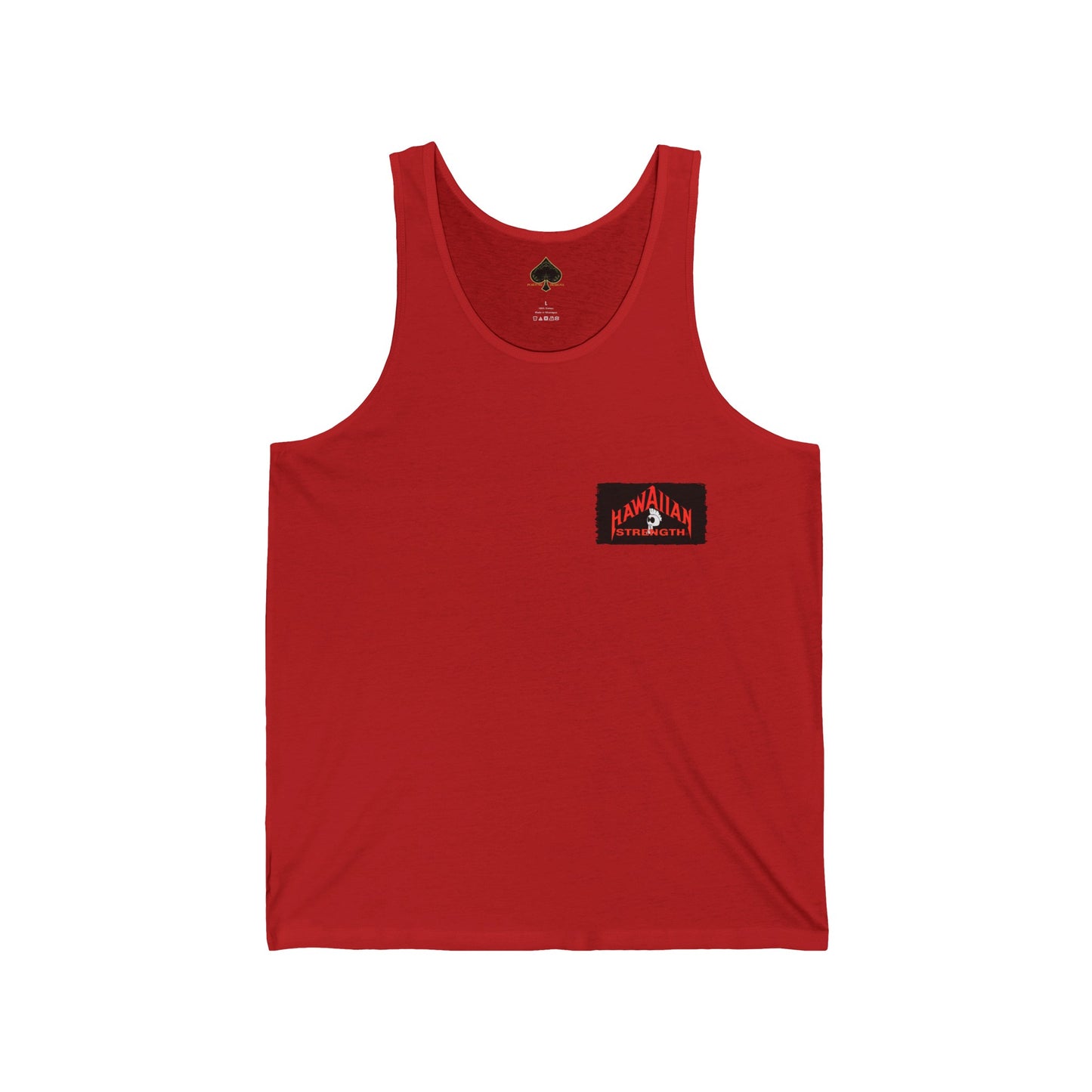 Hawaiian Strength Makoa The Fearless Warrior Vintage Design 90s New Print Unisex Jersey Tank