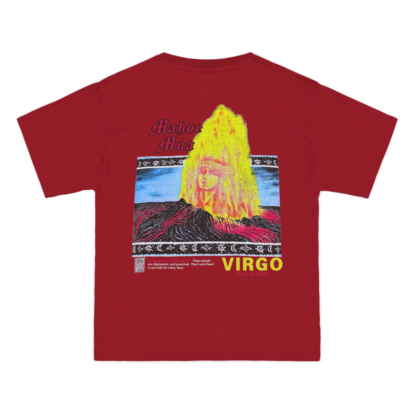 Hawaiian Strength Virgo Mahoe Mua Virgin Pele Vintage Design 90s New Print Beefy-T® Short-Sleeve T-Shirt