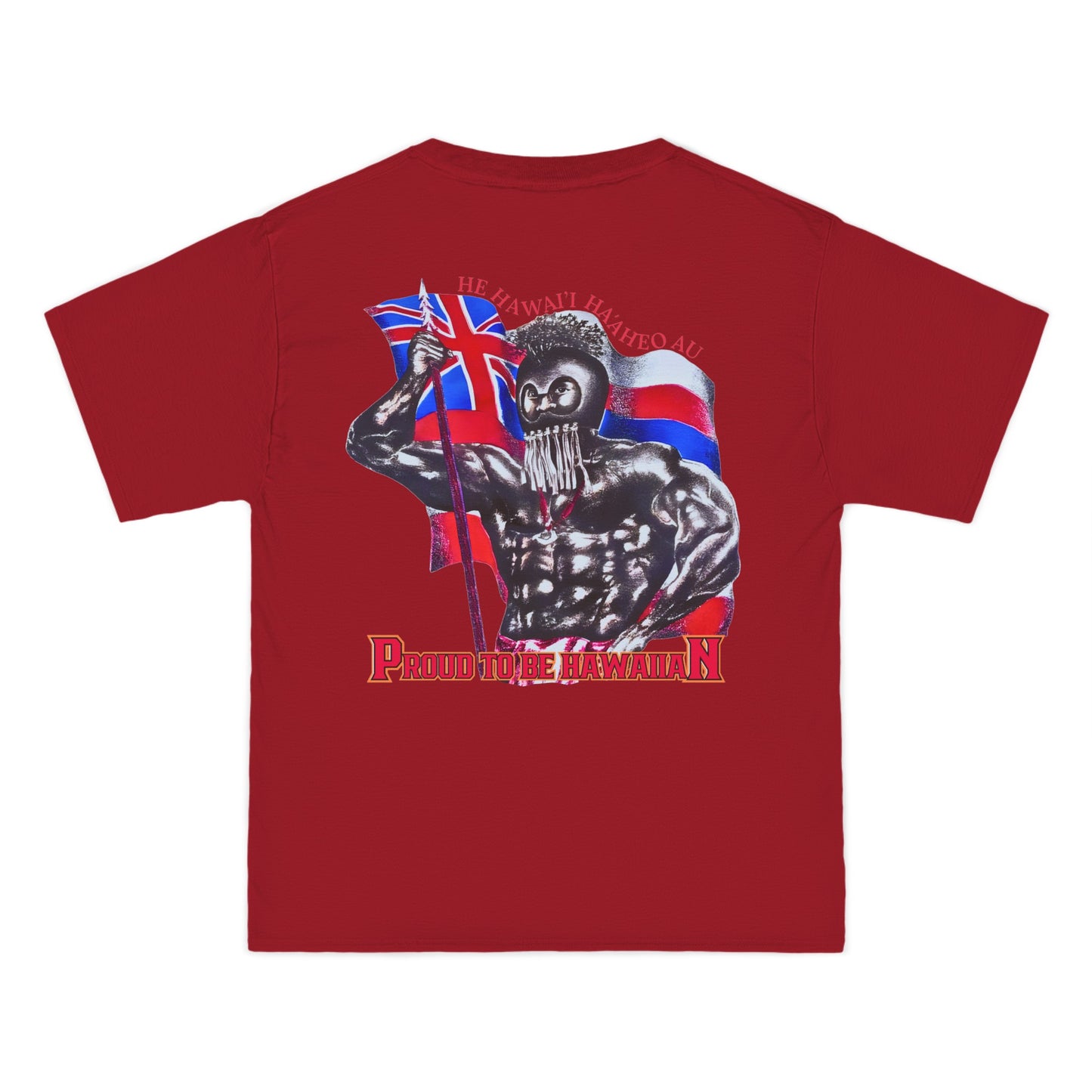 Hawaiian Strength Proud To Be Hawaiian He Hawai'i Ha'aheo Au Vintage Design 90s New Print Beefy-T® Short-Sleeve T-Shirt
