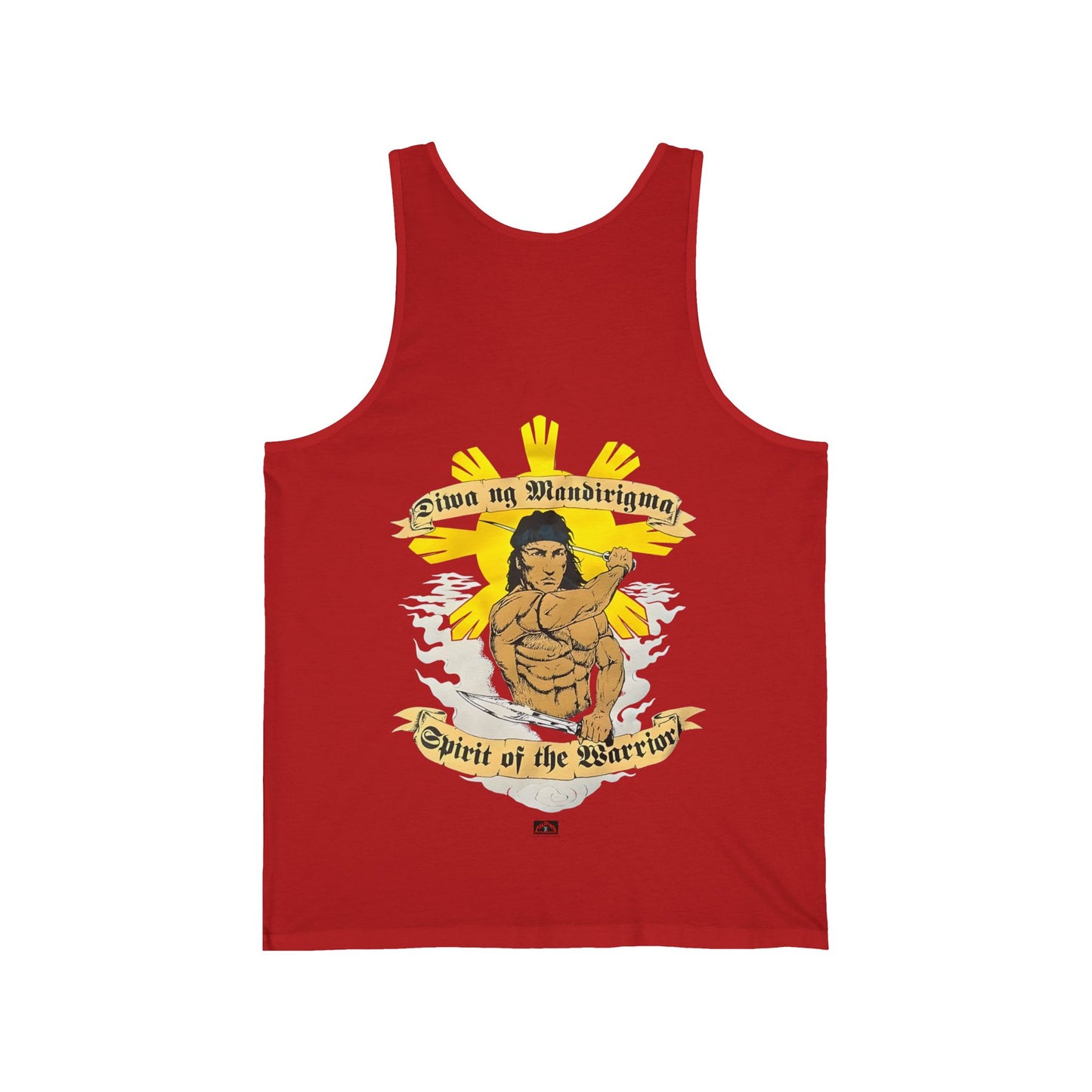Filipino Strength Spirit of the Warrior Diwa ng Mandirigma Vintage Design 90s New Print Unisex Jersey Tank