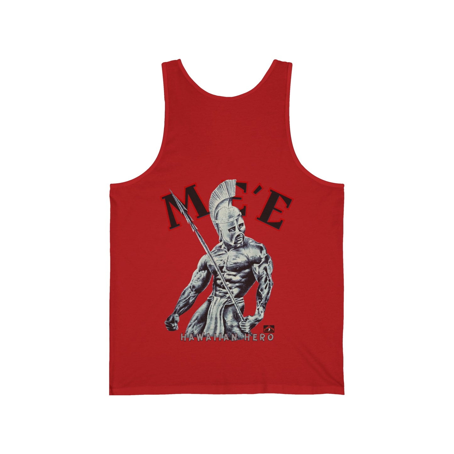 Hawaiian Strength Hawaiian Hero Me'e Vintage Design 90s New Print Unisex Jersey Tank