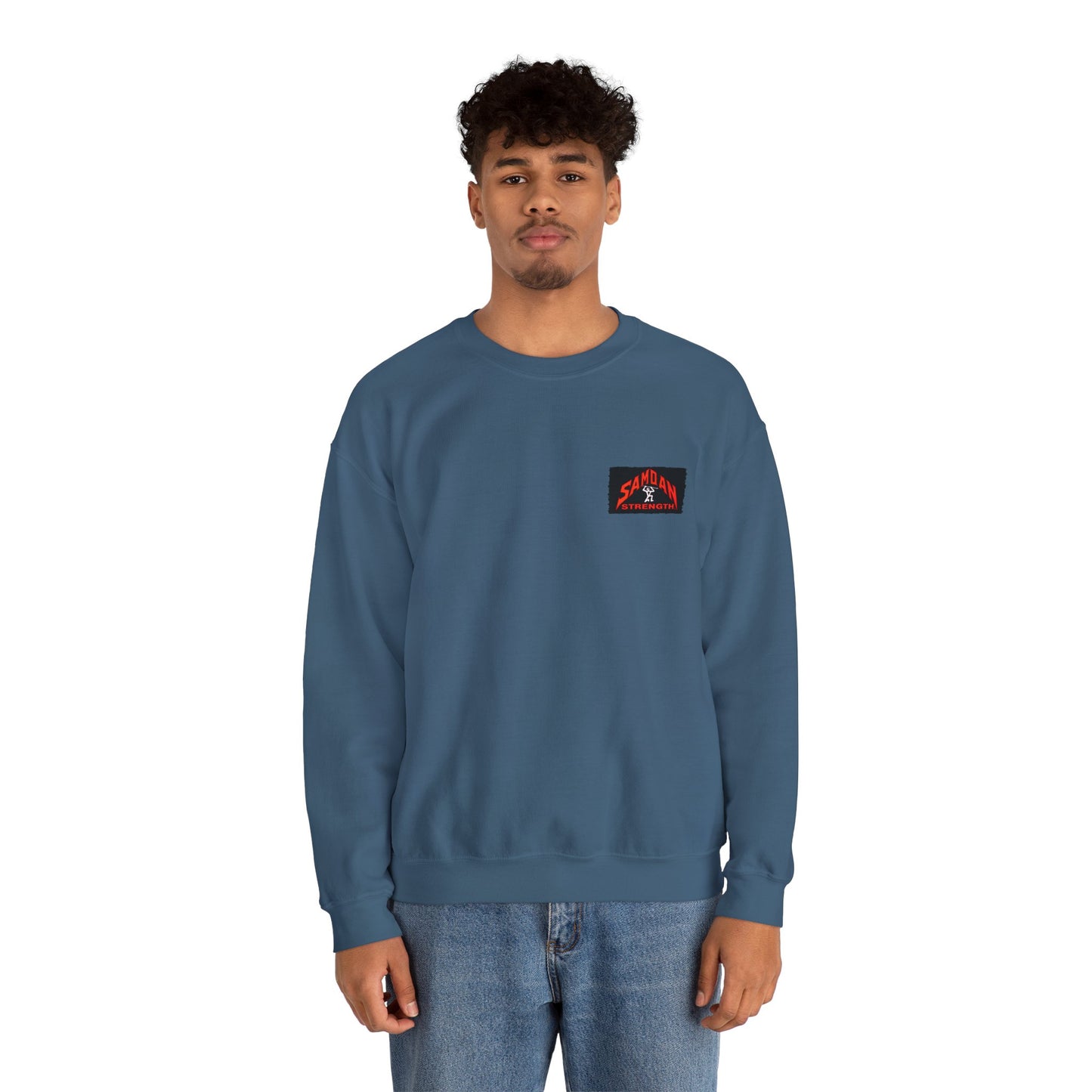Samoan Strength Spirit of Samoa Loto Alofa Vintage Design 90s New Print Unisex Heavy Blend™ Crewneck Sweatshirt