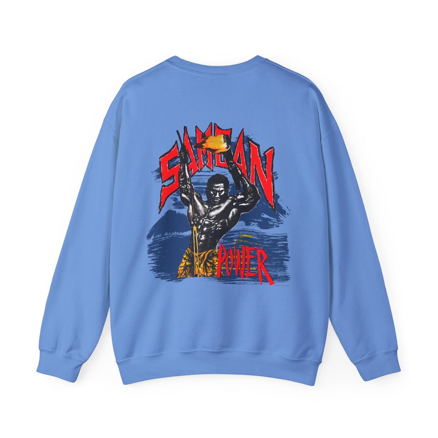 Samoan Strength Samoan Power Vintage Design 90s New Print Unisex Heavy Blend™ Crewneck Sweatshirt
